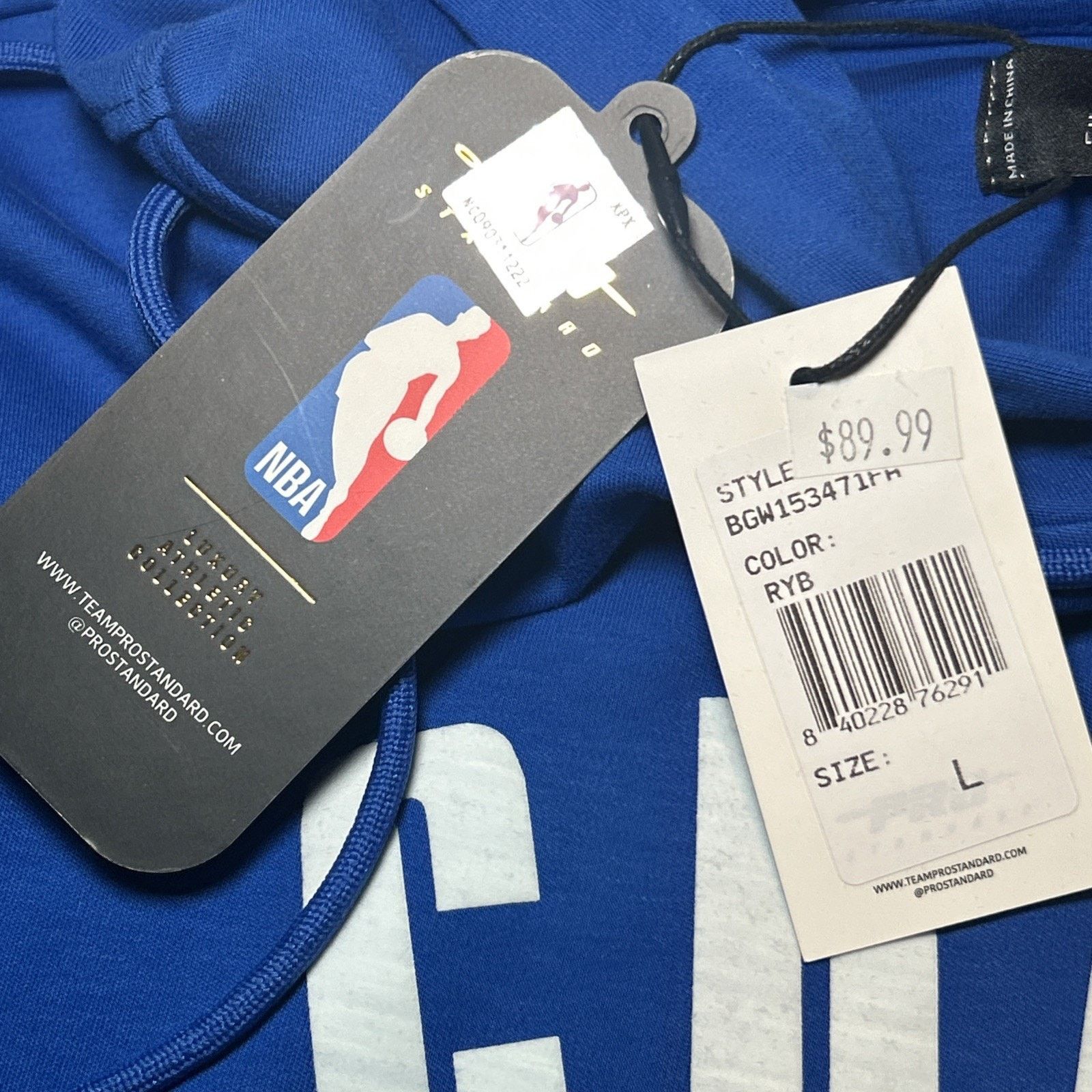 Pro Standard Steph Curry Warriors #30 Hoodie NBA Short Sleeve - L Size US L / EU 52-54 / 3 - 8 Thumbnail