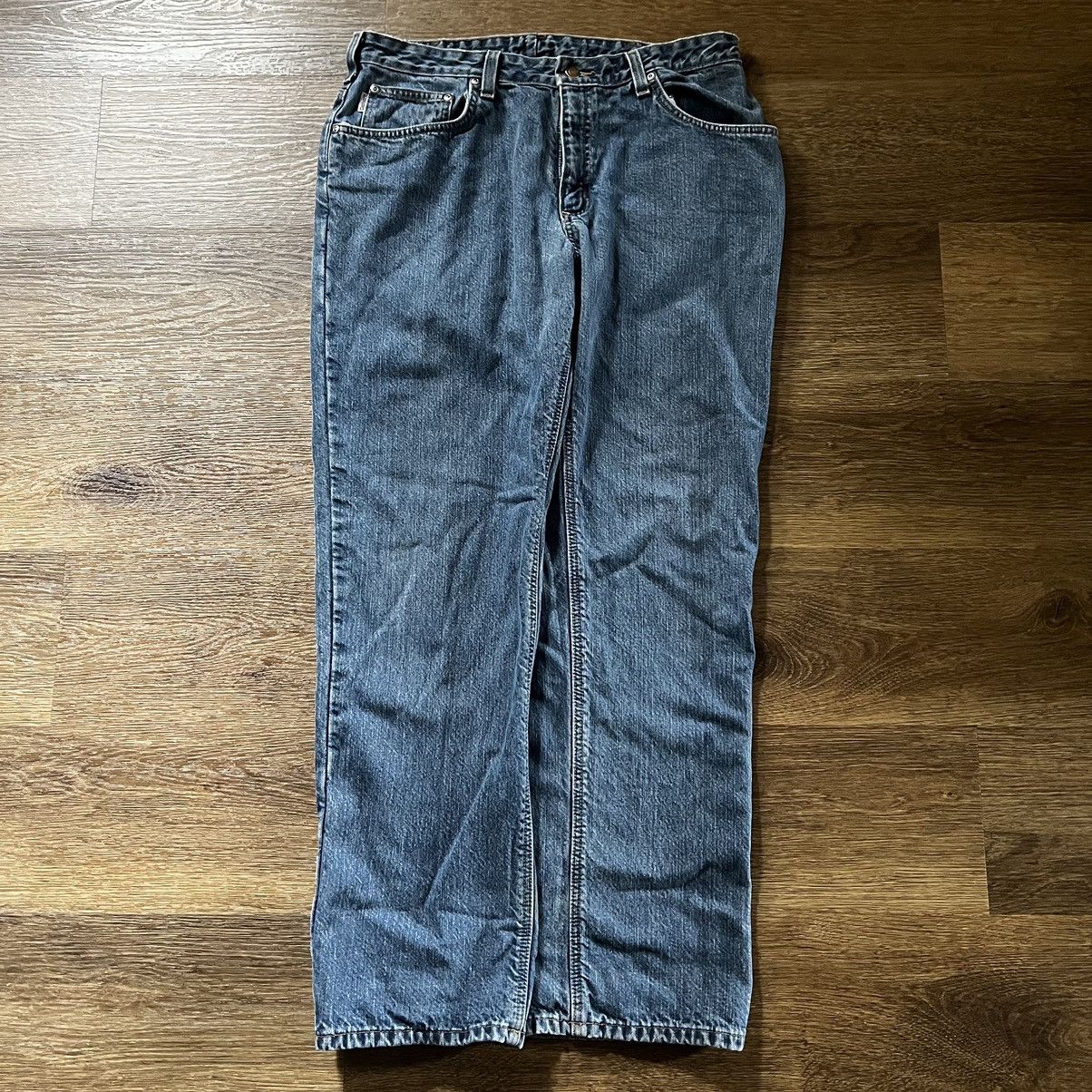 Carhartt Fleece Lined Carhartt Jeans Size US 34 / EU 50 - 1 Thumbnail
