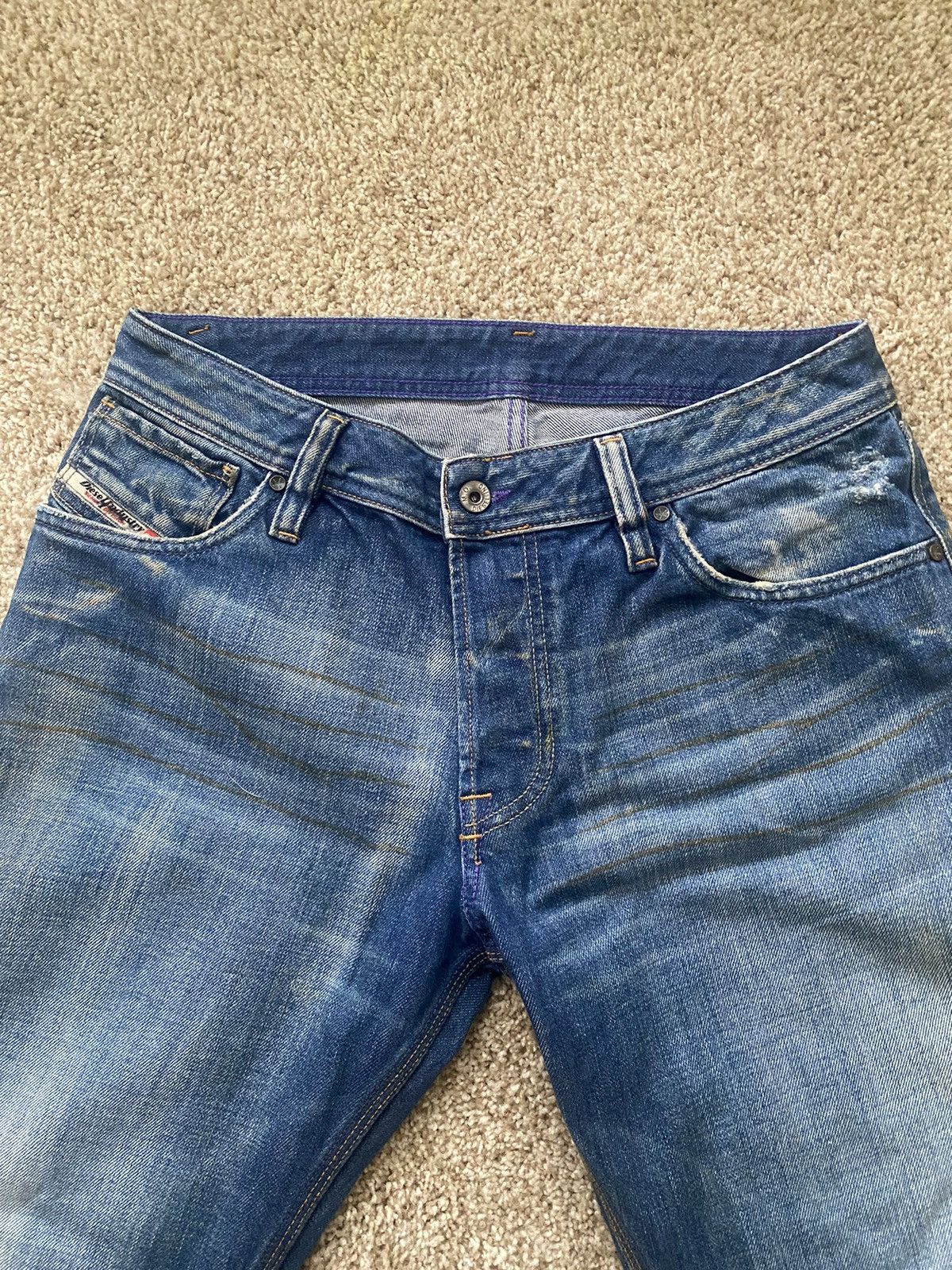 Diesel Diesel flared blue denim Size US 31 - 2 Thumbnail