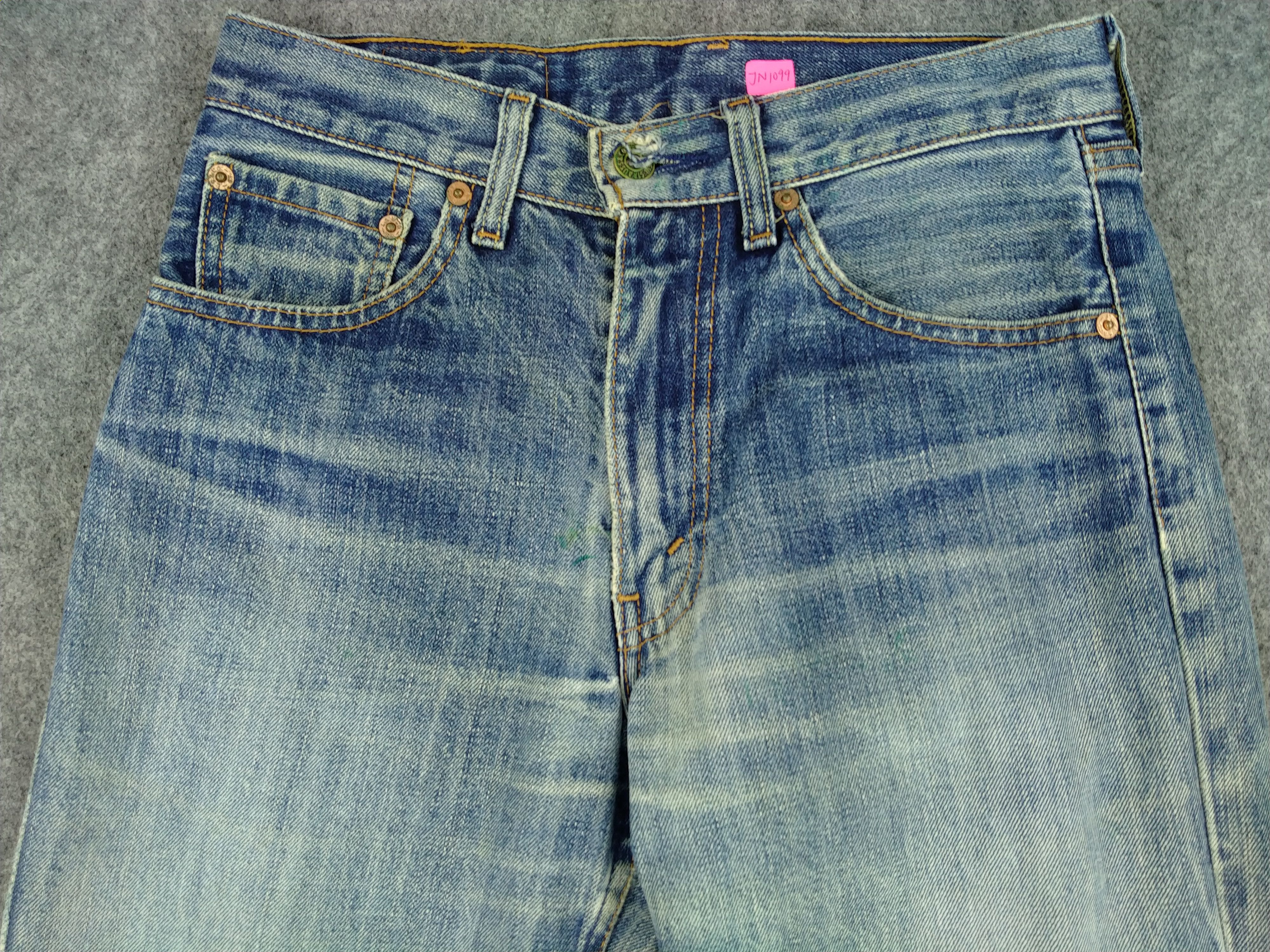 Levi's Dirty Blue Vintage Levi's 502 Jeans 27x30.5 Denim -JN1099 Size US 27 - 3 Thumbnail