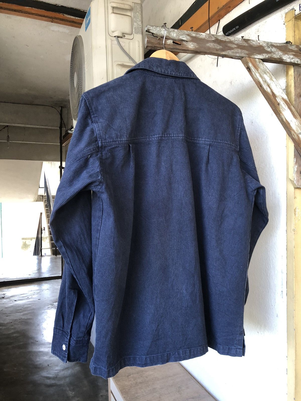 Indigo Neyries Subdue Moto Racing Indigo Work Button Up Shirt Size US M / EU 48-50 / 2 - 2 Thumbnail