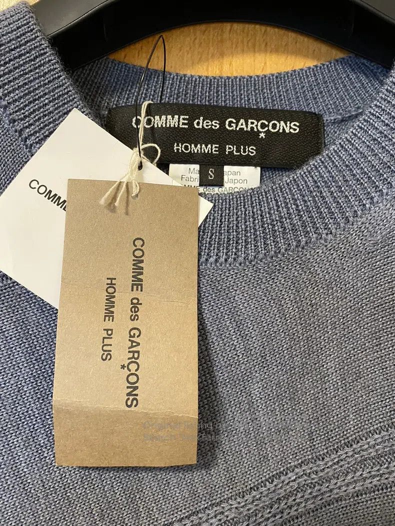 Comme des Garcons Comme Des Garcons Gray and Black Spiral Knit Irregular Dec Size US S / EU 44-46 / 1 - 1 Thumbnail