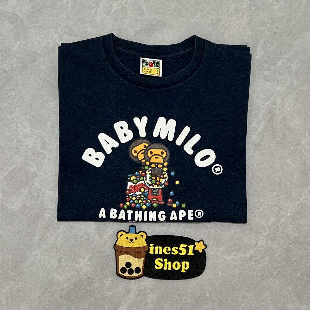Baby Clothes Bathing Ape Baby Milo T Shirts Bape Baby Milo Vintage Tee