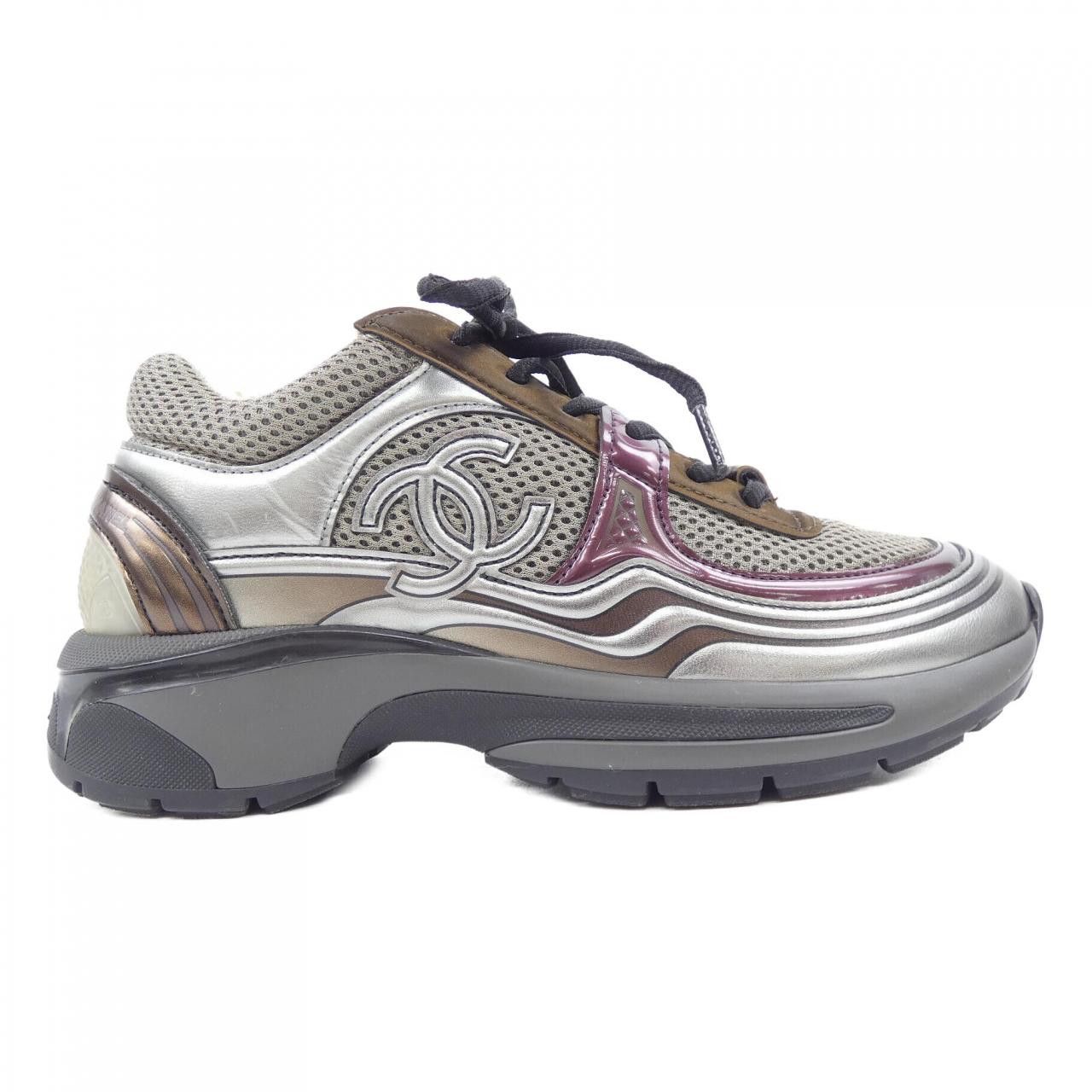Chanel Chanel Chanel G45077B13305 Sneakers Leather Shoes G45077B13305 DUTY FREE for USA Size ONE SIZE - 1 Thumbnail