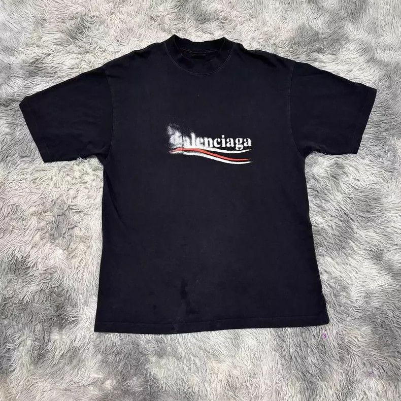 Balenciaga Balenciaga Fuzzy cola short sleeve t-shirt Size US S / EU 44-46 / 1 - 1 Thumbnail