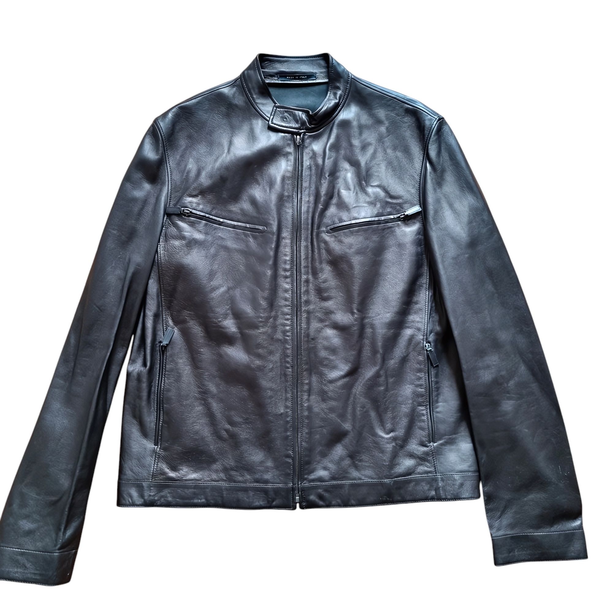 LEATHER BIKER JACKET BY TOM FORD