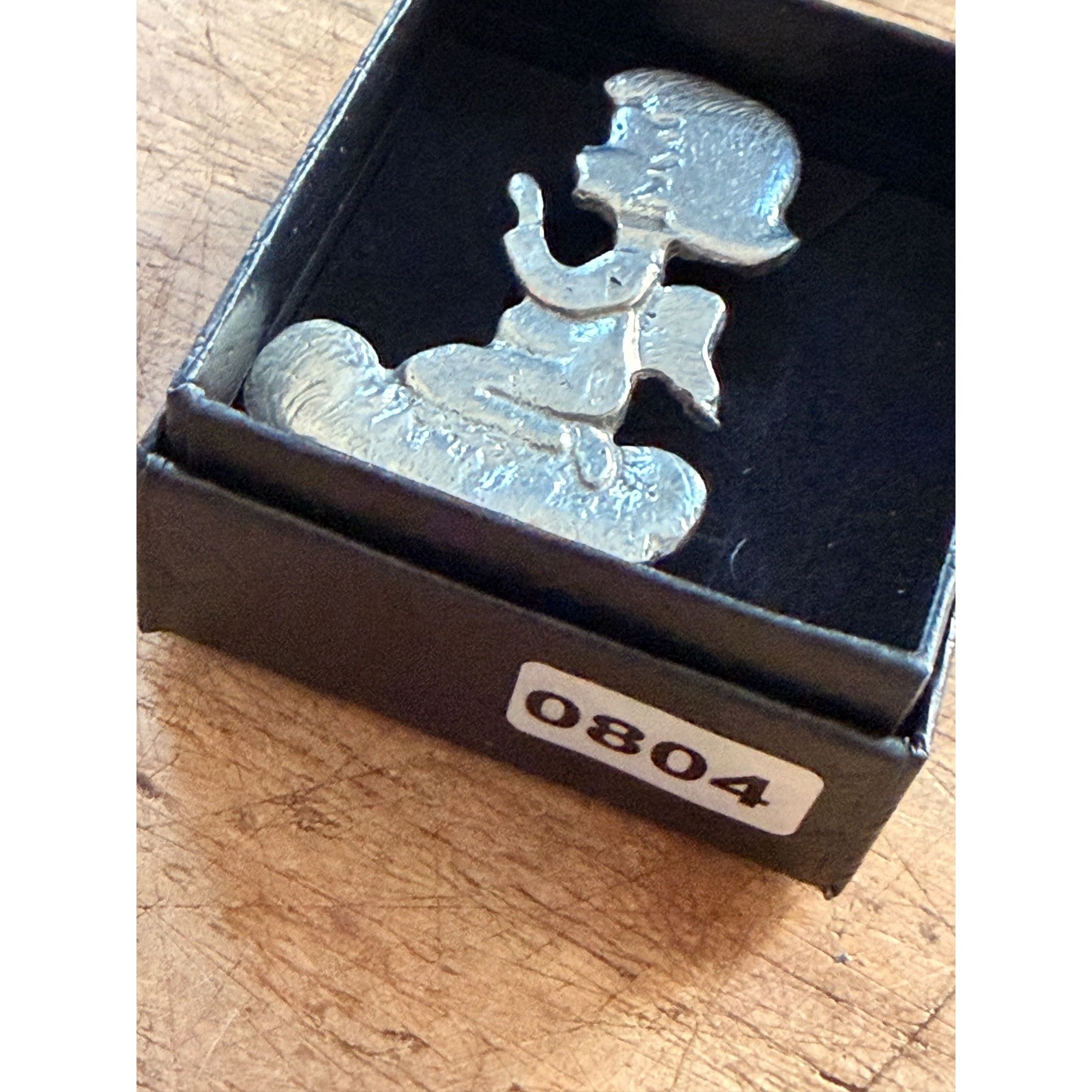 Other Angel Lapel Pin On Cloud With Box - Silver Tone - Small Size Size ONE SIZE - 2 Thumbnail