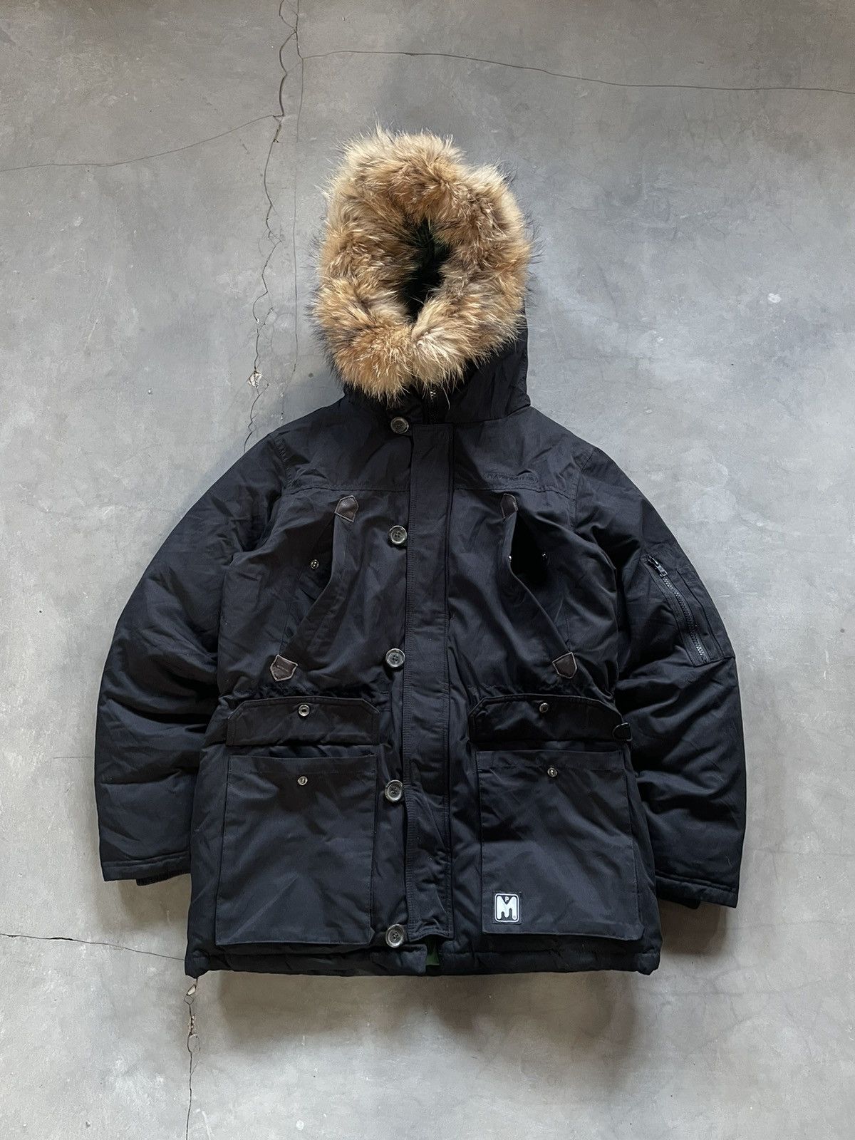 Japanese Brand 2000’s PlayMonsters - Fur Down Jacket Parkas Black Size US L / EU 52-54 / 3 - 2 Thumbnail