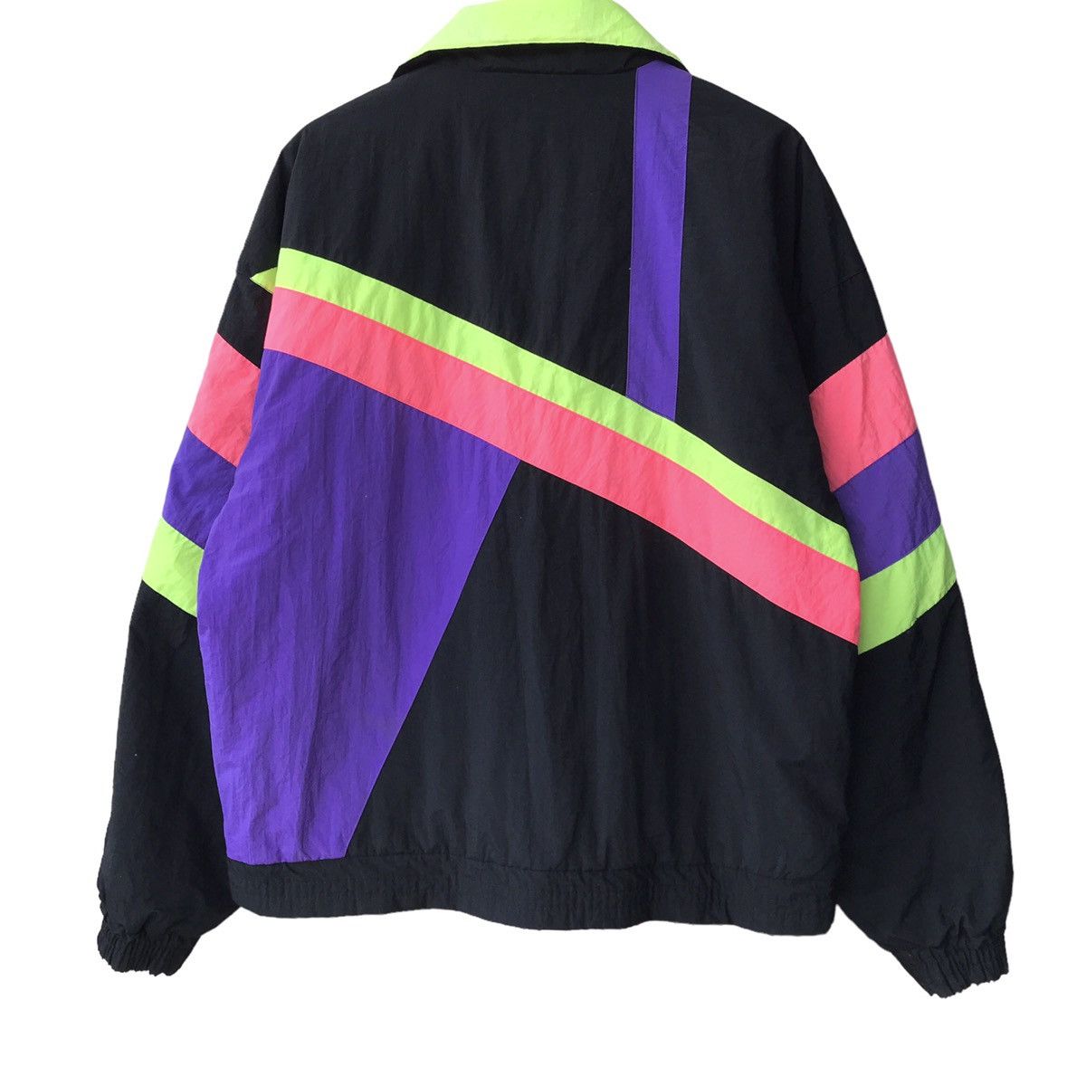 Vintage Dual Control USA Vintage 1990s Neon Pullover Jacket Size US M / EU 48-50 / 2 - 2 Thumbnail