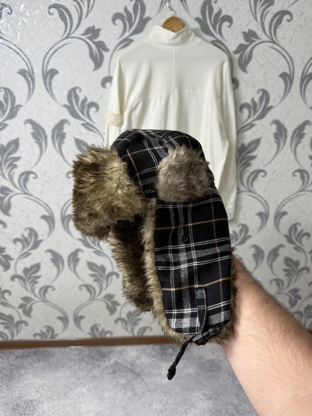Japanese Brand Y2K Fuzzy Fur Trapper Alt Mohair Cute Hat Ushanka Size ONE SIZE - 2 Thumbnail