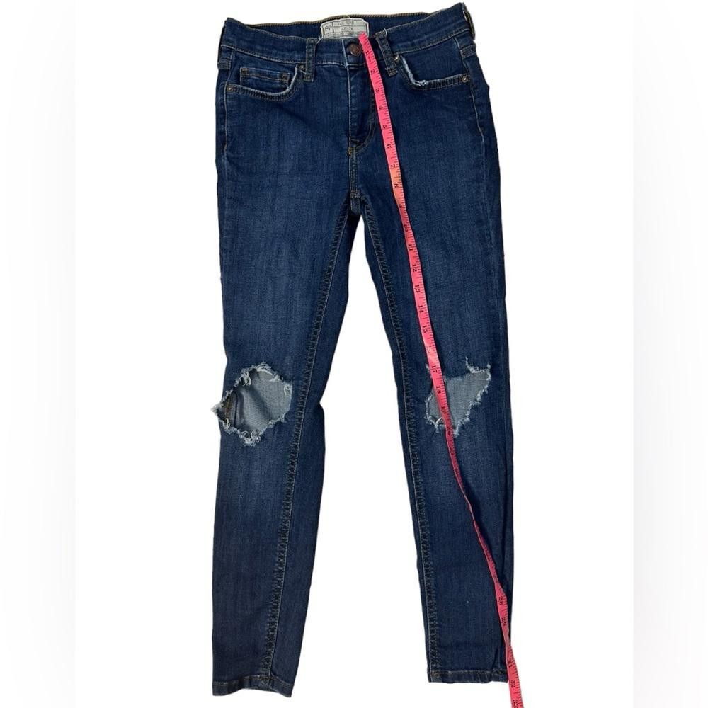 Free People Free People l Distressed Skinny Jeans 24 Size 24" / US 00 / IT 34 - 4 Thumbnail