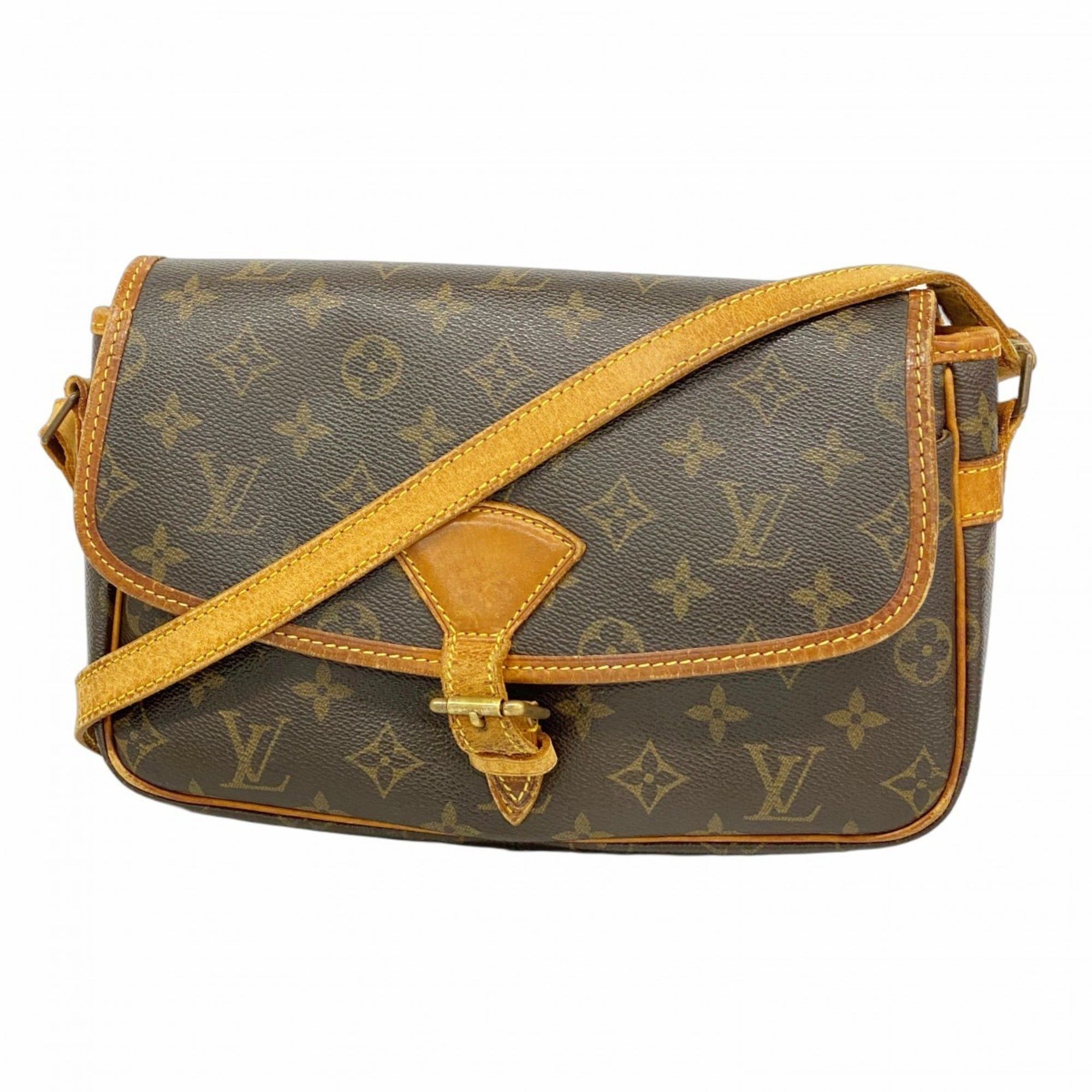 Louis Vuitton Monogram Sologne Shoulder Bag M42250 Brown Women's
