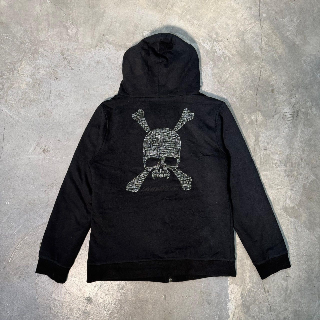 Roen RAT ROEN Skull & Rhinestone Hoodie LGB Japanese Rock Size US L / EU 52-54 / 3 - 2 Thumbnail