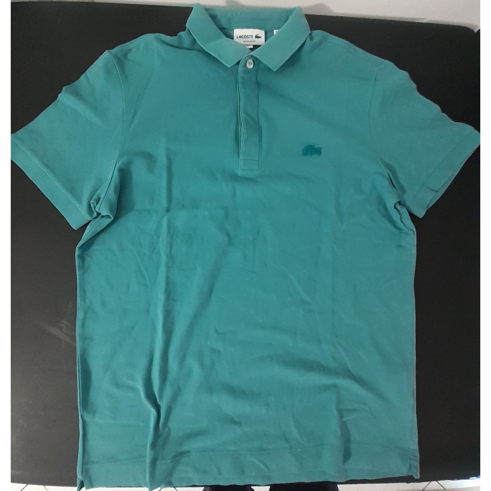 Lacoste Lacoste Men's Short Sleeve Reg Fit Polo Shirt L Green Size US L / EU 52-54 / 3 - 2 Thumbnail