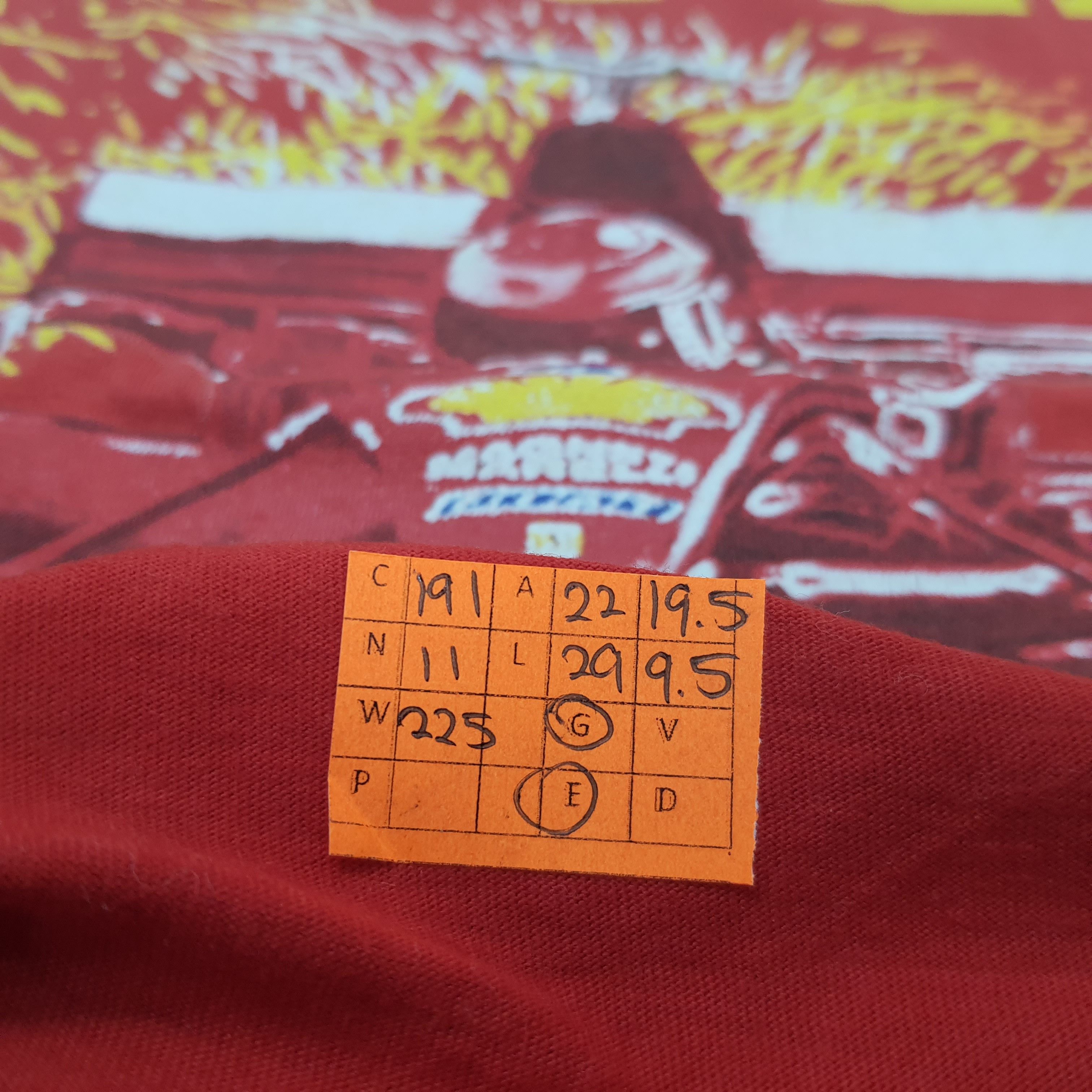 Ferrari × Vintage Vintage Ferrari Motorsports F1 Tshirt Size US L / EU 52-54 / 3 - 8 Thumbnail