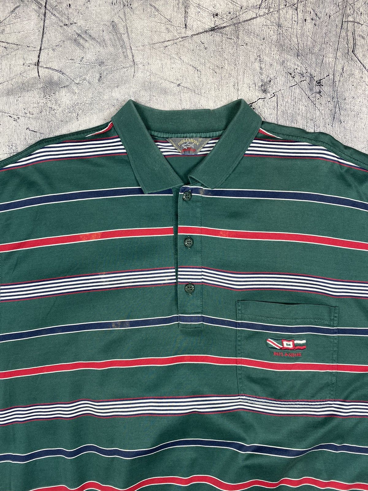 Paul & Shark Vintage Paul & Shark Luxury Designer Polo Shirt Size US XL / EU 56 / 4 - 5 Thumbnail