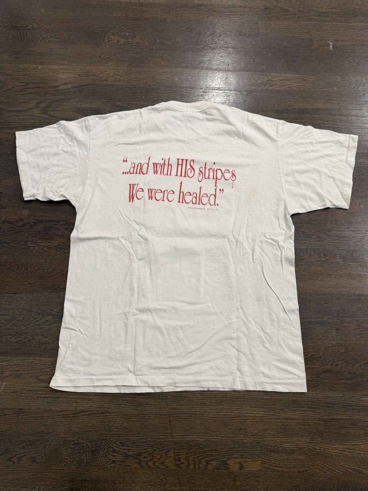 TEE JAYS Vintage 90’s Living Epistles Jesus T Shirt Punk Rock Size US XL / EU 56 / 4 - 5 Thumbnail