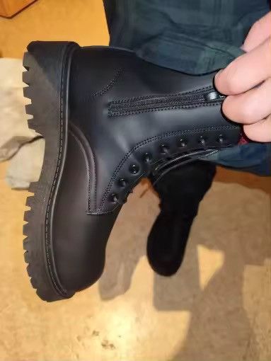Japanese Brand Chunky Combat Boots • Cyber Grunge Platform Tactical Boots Size US 9.5 / EU 42-43 - 6 Thumbnail