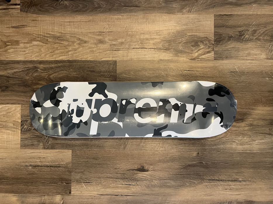 Supreme Supreme Camo Logo Skateboard Deck | Grailed