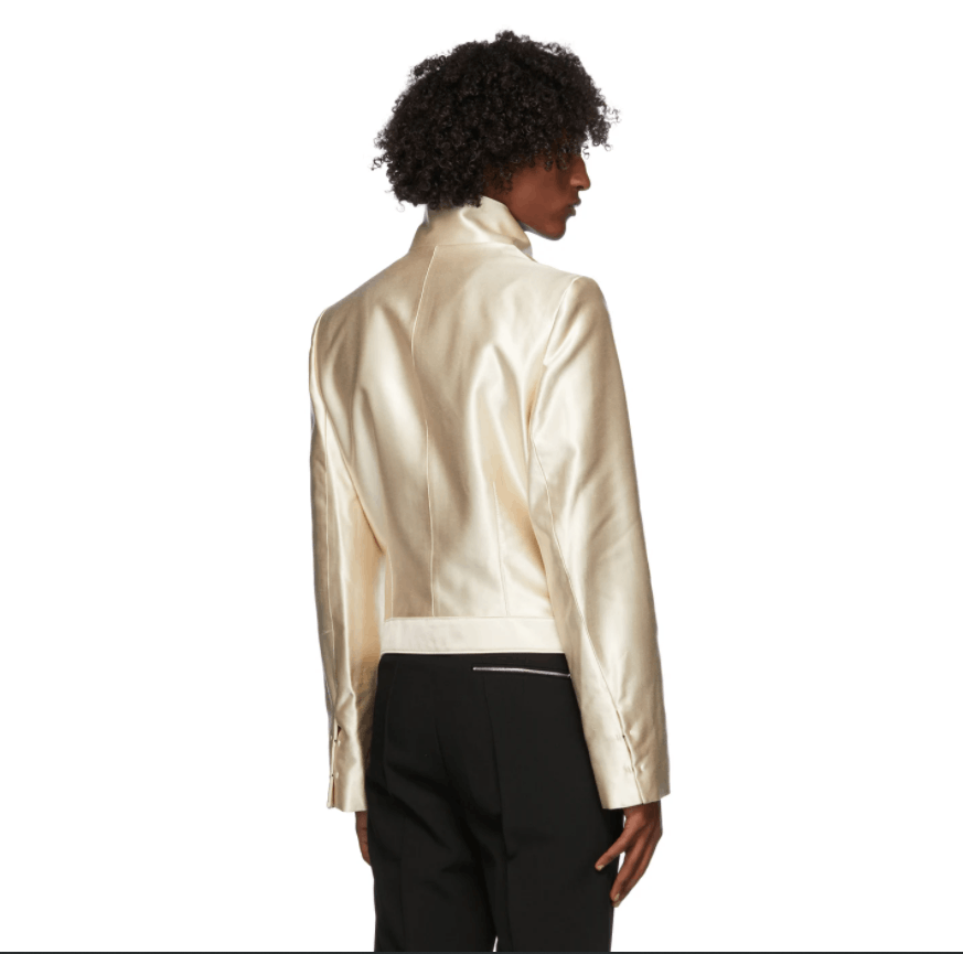 Ann Demeulemeester Ann Demeulemeester Satin Tailored Jacket in XXS Size US XXS / EU 40 - 6 Thumbnail