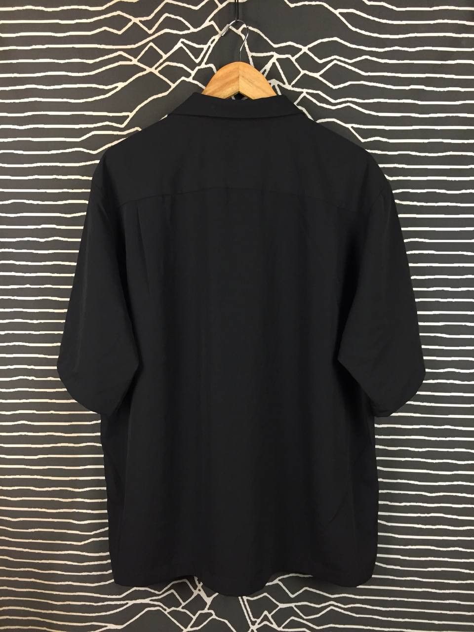 GU GU Japan Black Short Sleeve Open Collar Shirt Size XL Size US XL / EU 56 / 4 - 5 Thumbnail