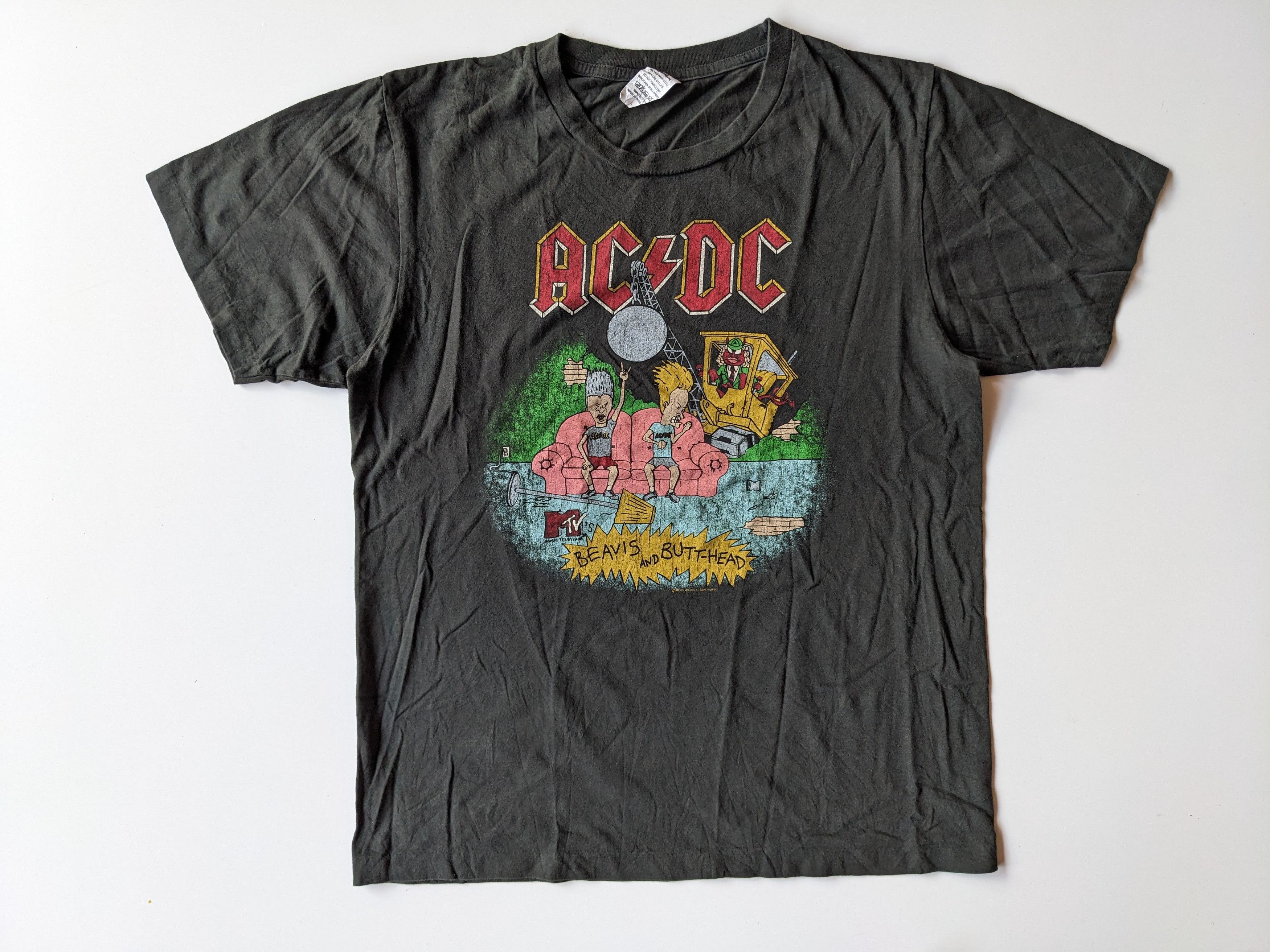 AC/DC × Mtv × Vintage Vintage Beavis & Butt-Head x ACDC | Grailed