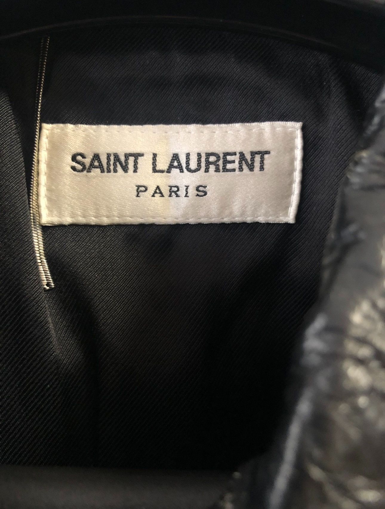 Saint Laurent Paris Saint Laurent Paris Used Look Leather Bomber Sz.44 Size US S / EU 44-46 / 1 - 7 Thumbnail