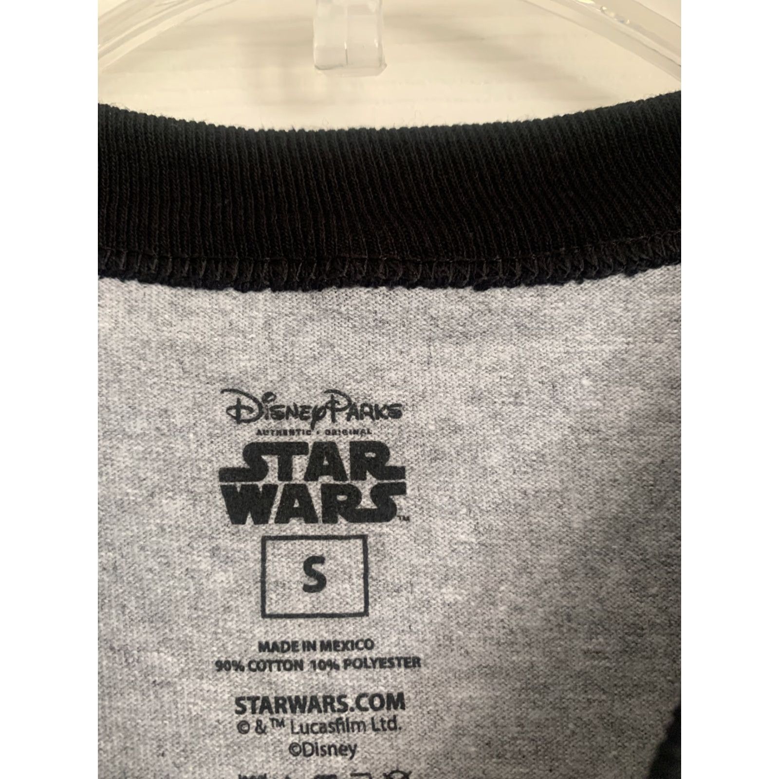 Star Wars Disney Parks Star Wars T-Shirt Mens Small Grey Logo 80s Movie Stars Shirt Crew Neck Short Sleeve Size US S / EU 44-46 / 1 - 3 Thumbnail