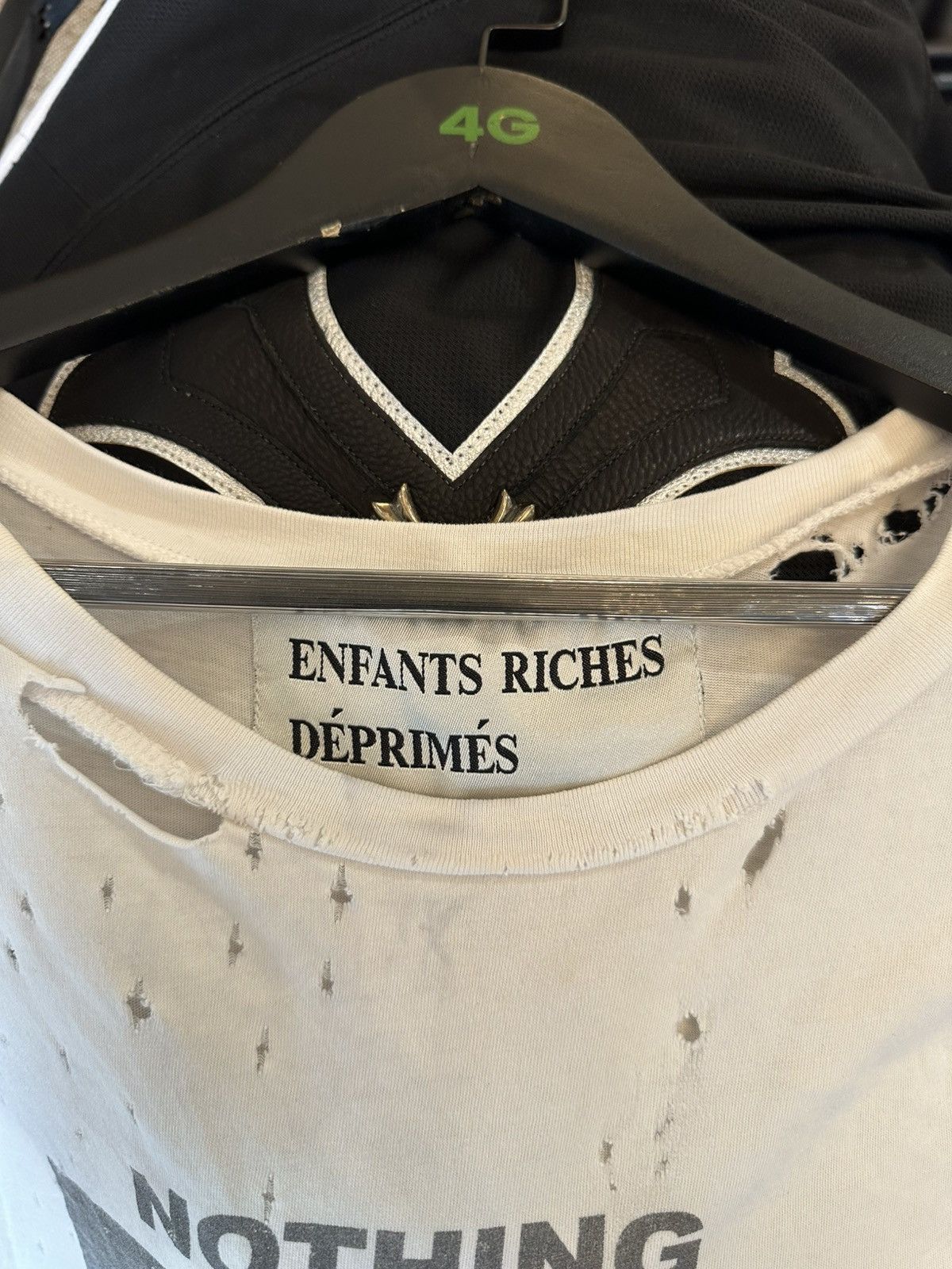 Enfants Riches Deprimes ERD NOTHING SPECIAL THRASHED T Size US L / EU 52-54 / 3 - 3 Thumbnail