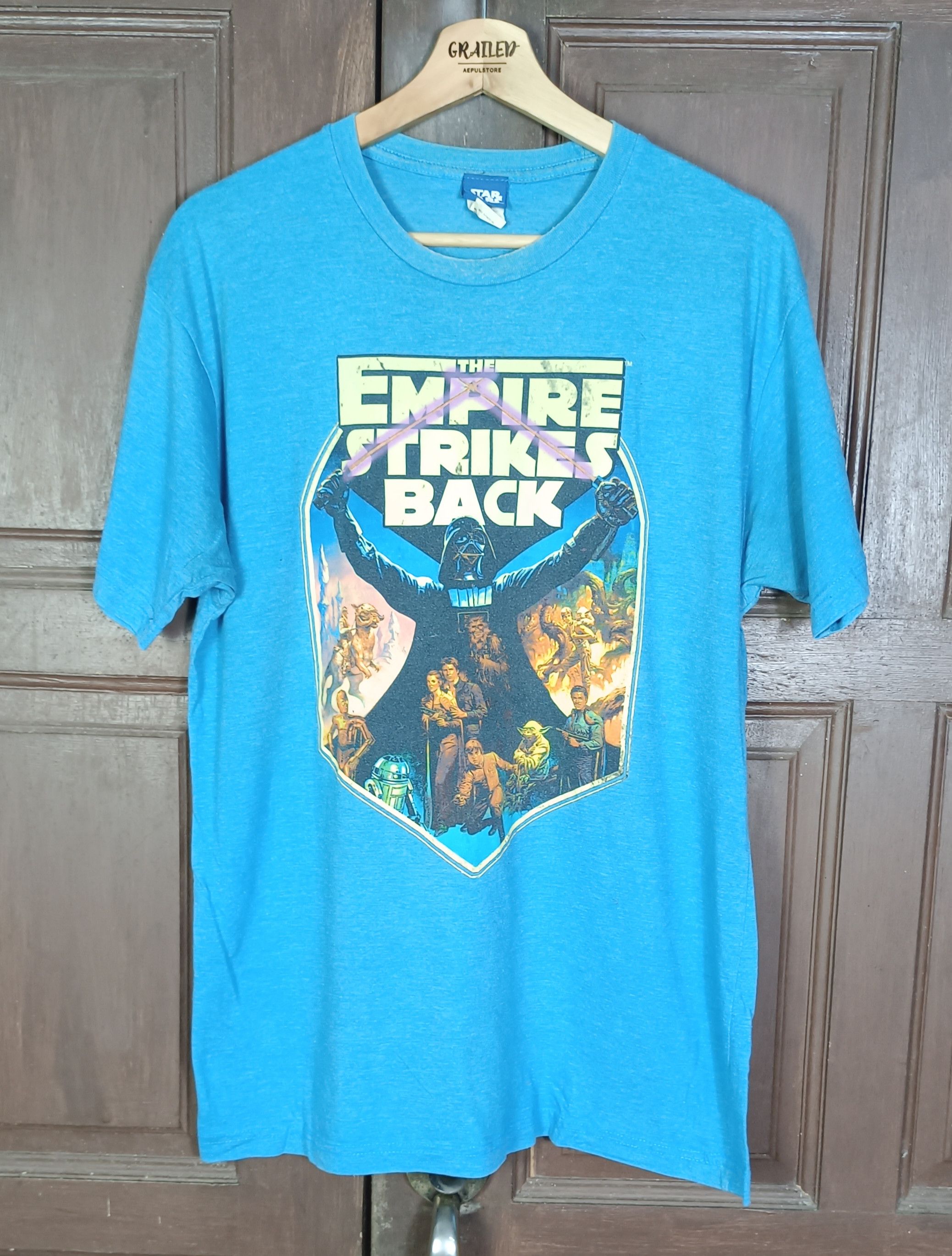 Star Wars × Vintage Star Wars " The Empire Strikes Back" Short Sleeve T Shirt Size US L / EU 52-54 / 3 - 1 Thumbnail