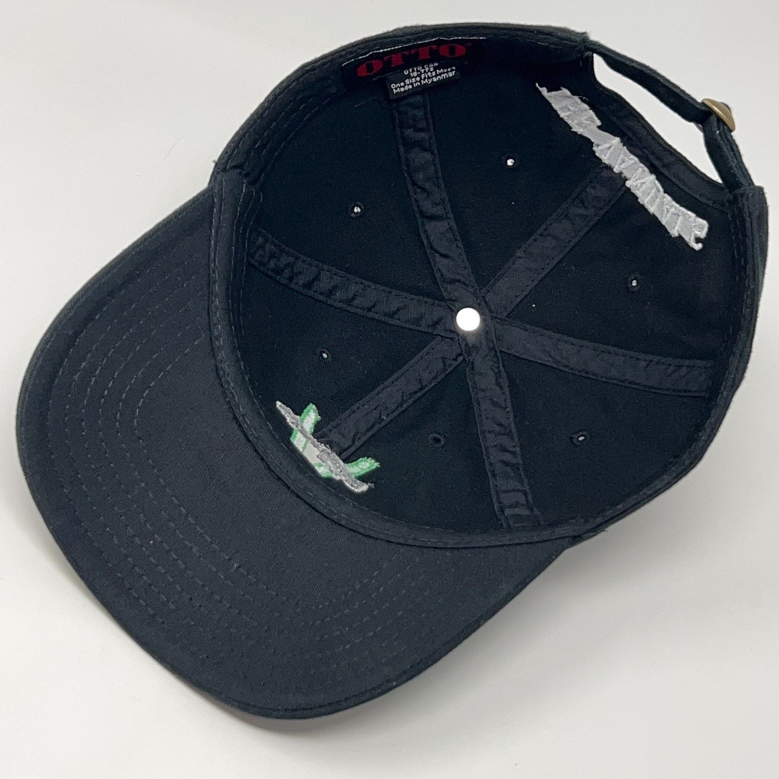 Otto The Vandals Peace Thru Vandalism Dad Hat Baseball Cap Black Size ONE SIZE - 4 Thumbnail
