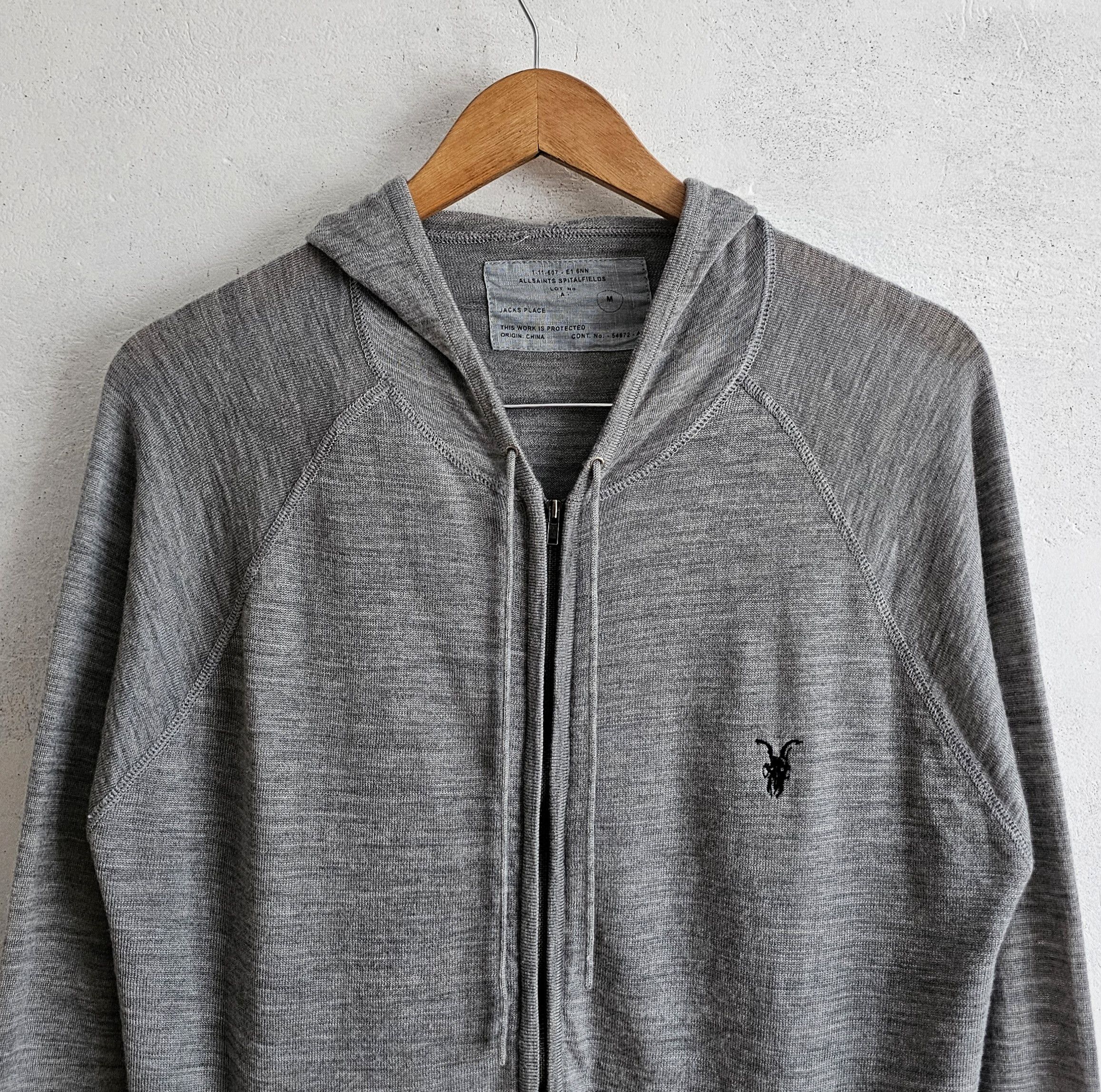 Allsaints AllSaints merino wool zip sweater Size US M / EU 48-50 / 2 - 3 Thumbnail
