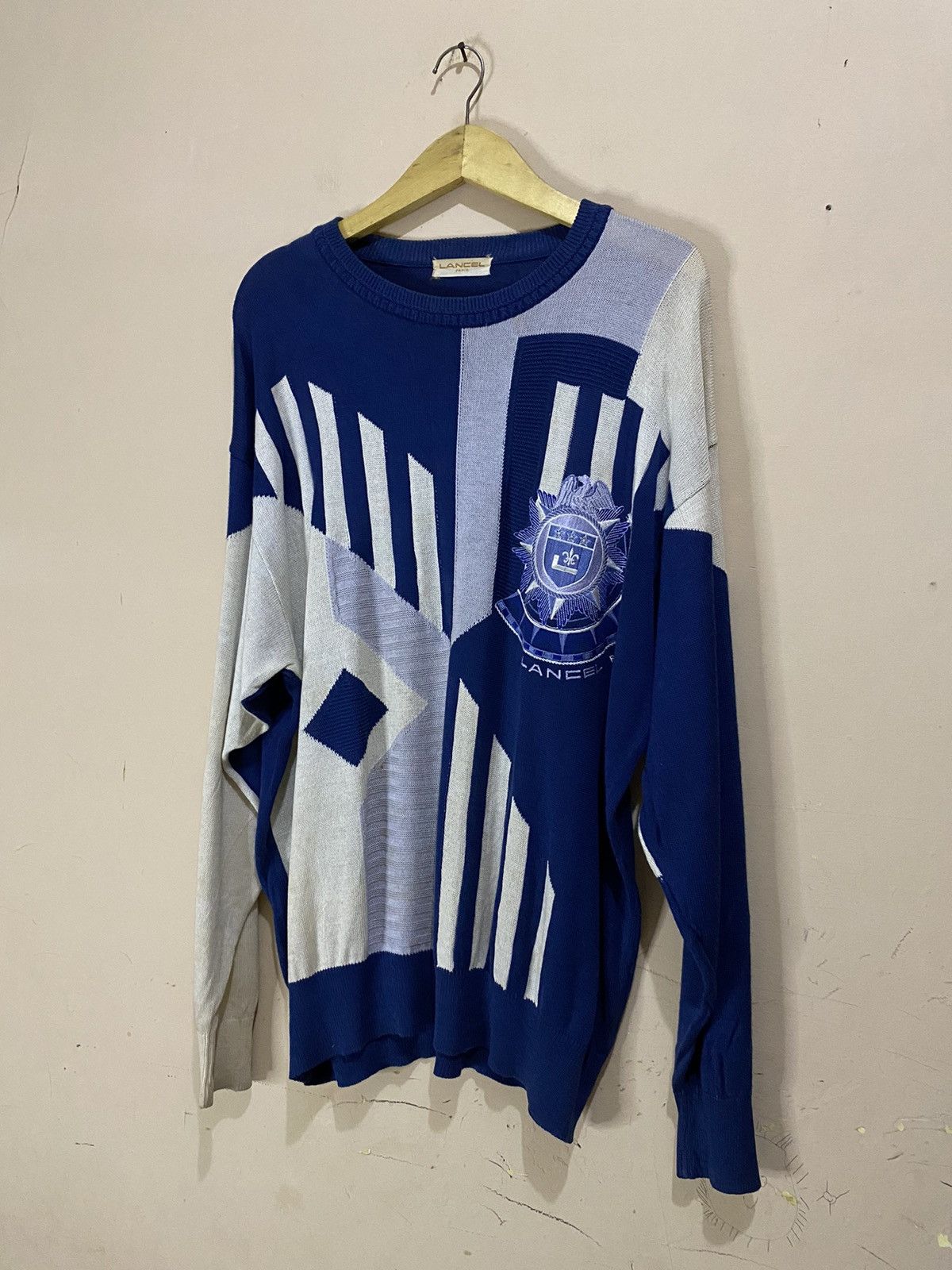 Homespun Knitwear × Lancel Vintage Lancel Paris Knitwear Size US XL / EU 56 / 4 - 2 Thumbnail