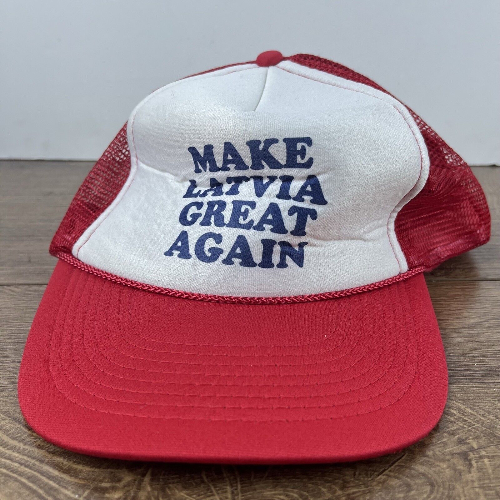 Other Latvia Hat Make Latvia Great Again Hat Adjustable Hat Red Ha Size ONE SIZE - 2 Thumbnail