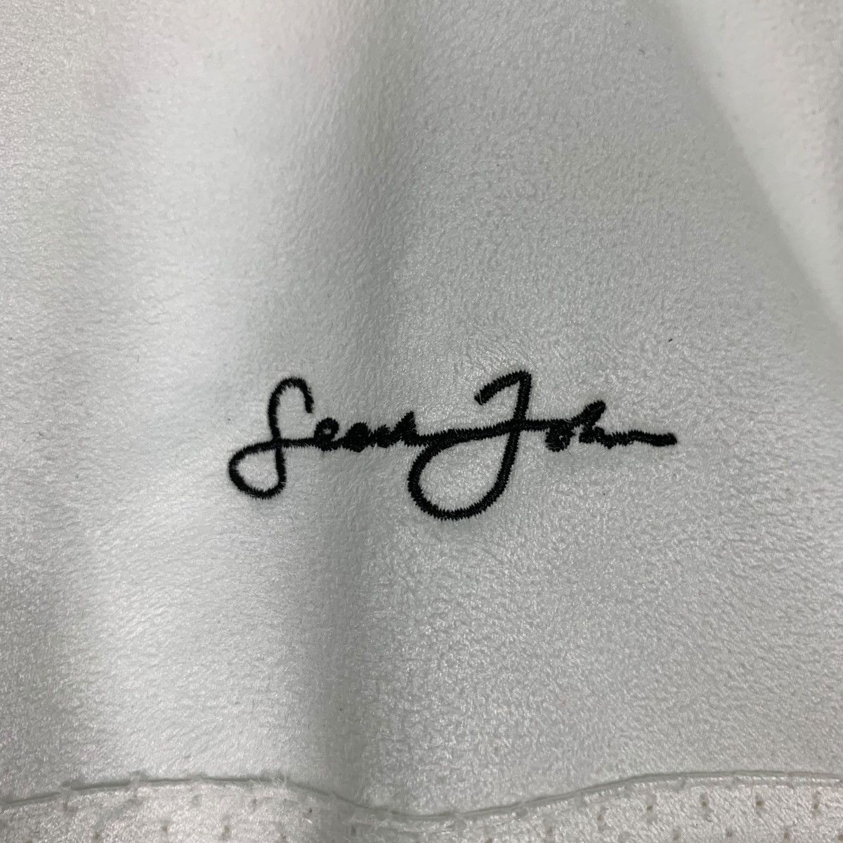 Sean John SEAN JOHN Embroidery Small Logo White Jacket #1134-C52 Size US XL / EU 56 / 4 - 14 Thumbnail