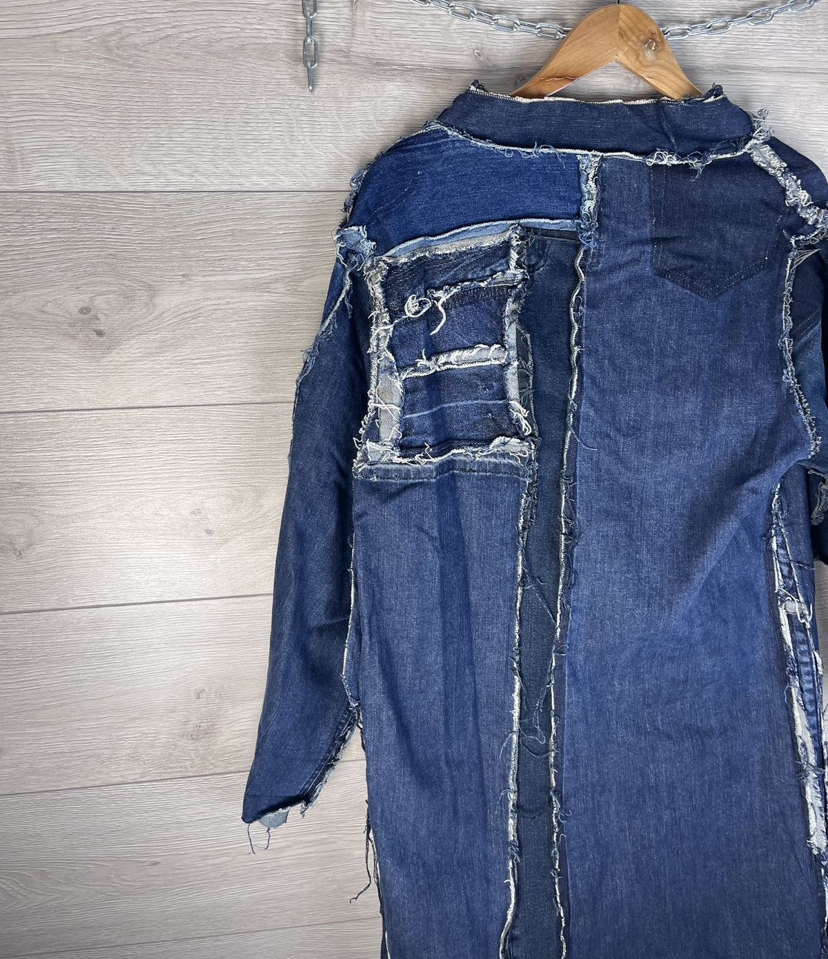 Other Homemade denim women's raincoat vintage size L y2k street Size L / US 10 / IT 46 - 7 Thumbnail