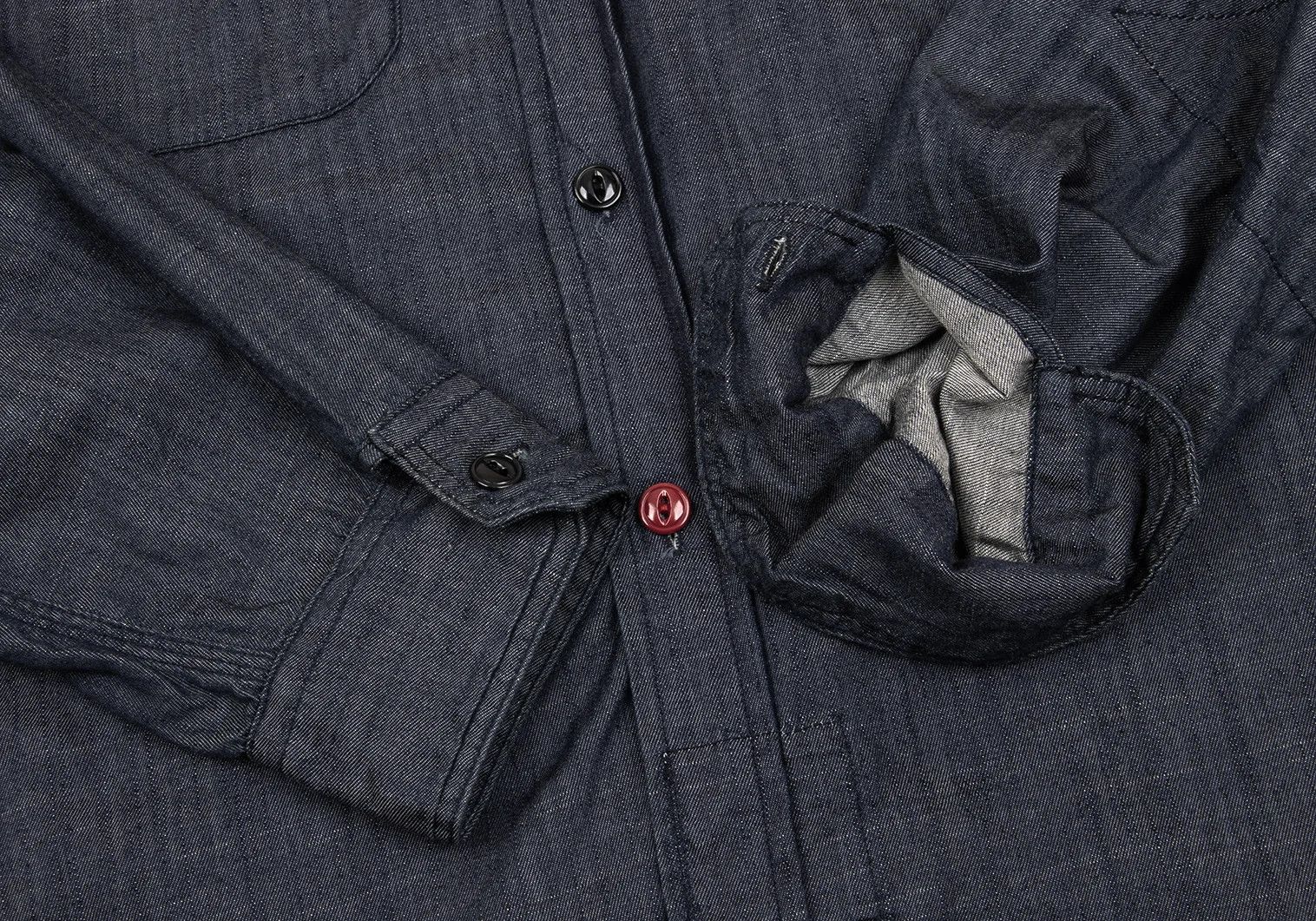 Engineered Garments Cotton Denim Work Shirt Indigo Size M Size US M / EU 48-50 / 2 - 9 Thumbnail