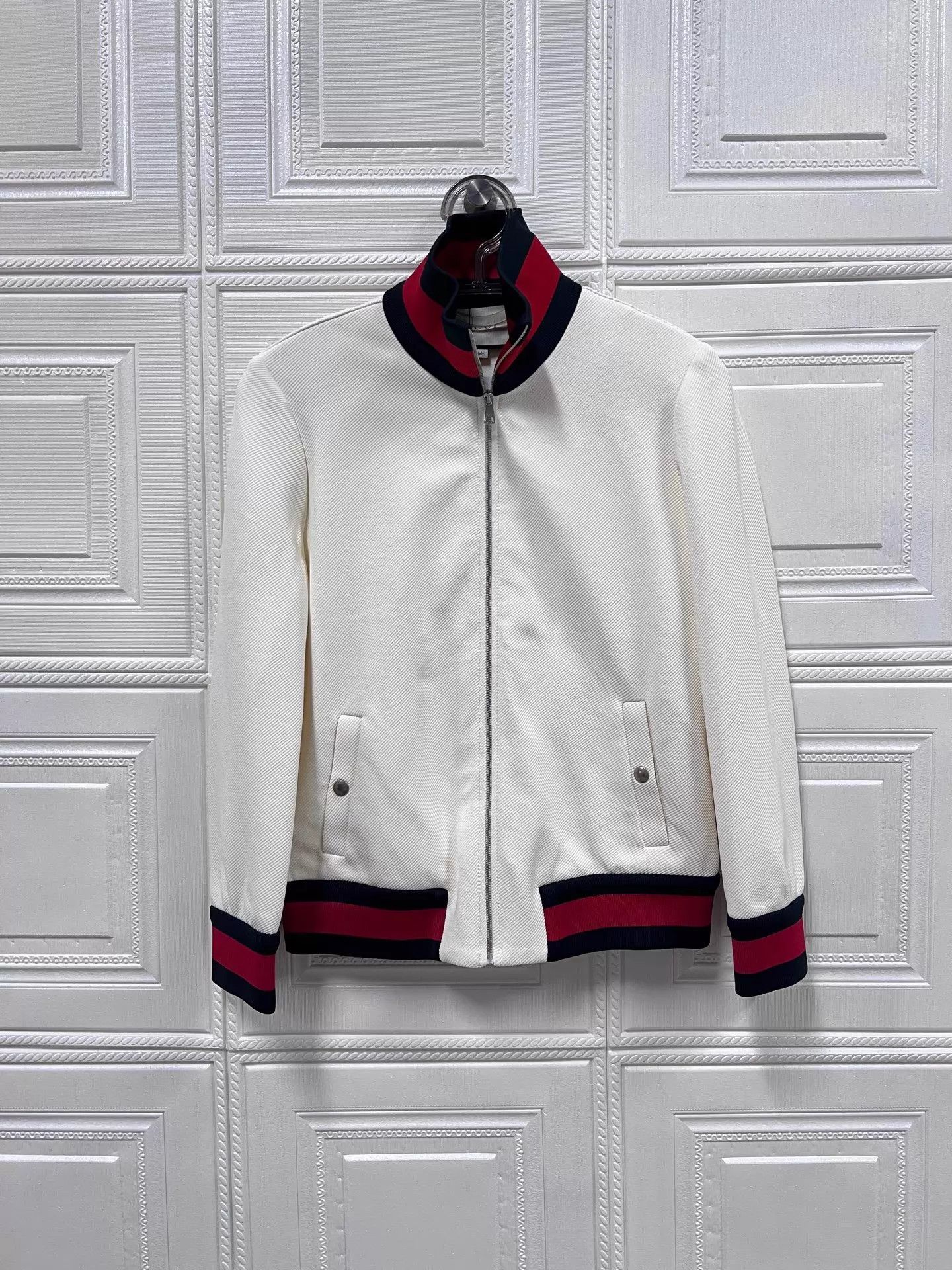 Gucci Gucci Red/Green Stripe Zip-Up Jacket M 99 New Size M / US 6-8 / IT 42-44 - 1 Thumbnail