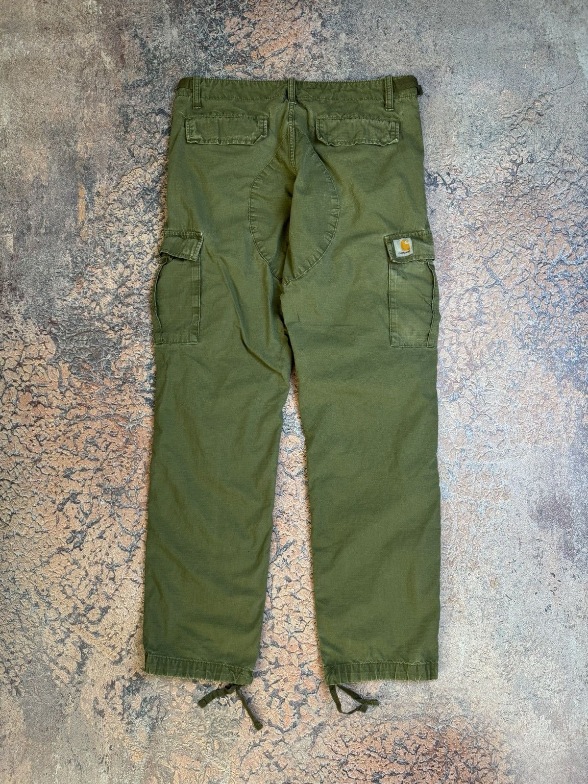 Carhartt × Vintage Carhartt vintage khaki cargo pants workwear size 31x30 Size US 31 - 1 Thumbnail