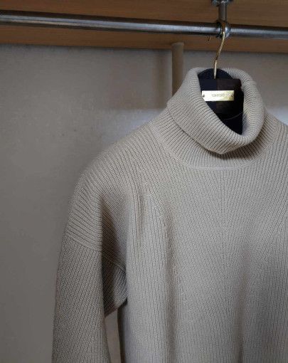 Tom Ford o1sm1stk0824 Knit Wool Rollneck Sweater in Light Brown Size US S / EU 44-46 / 1 - 3 Thumbnail