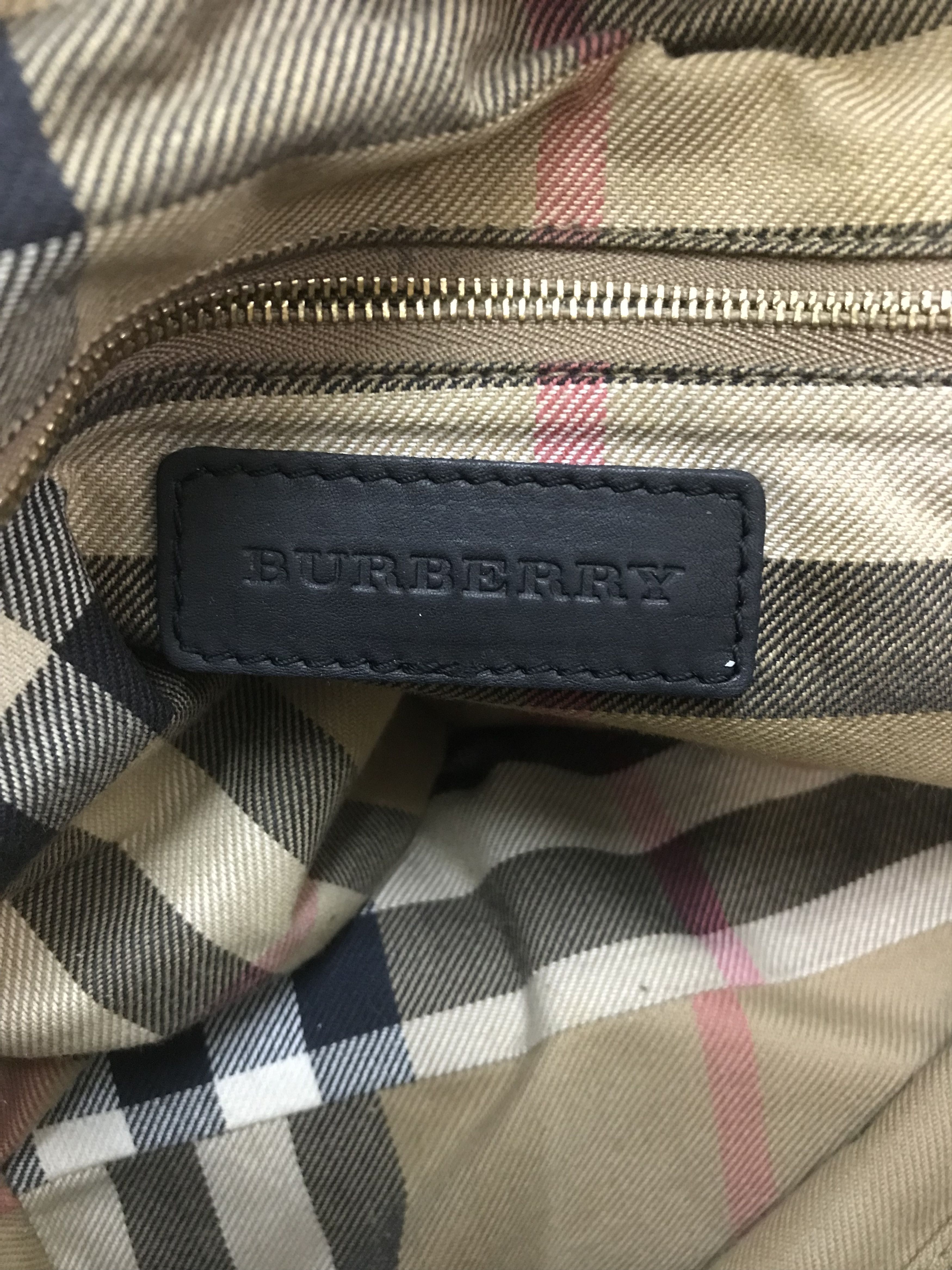 Burberry Burberry Leather Nova Check Handbag Size ONE SIZE - 15 Thumbnail