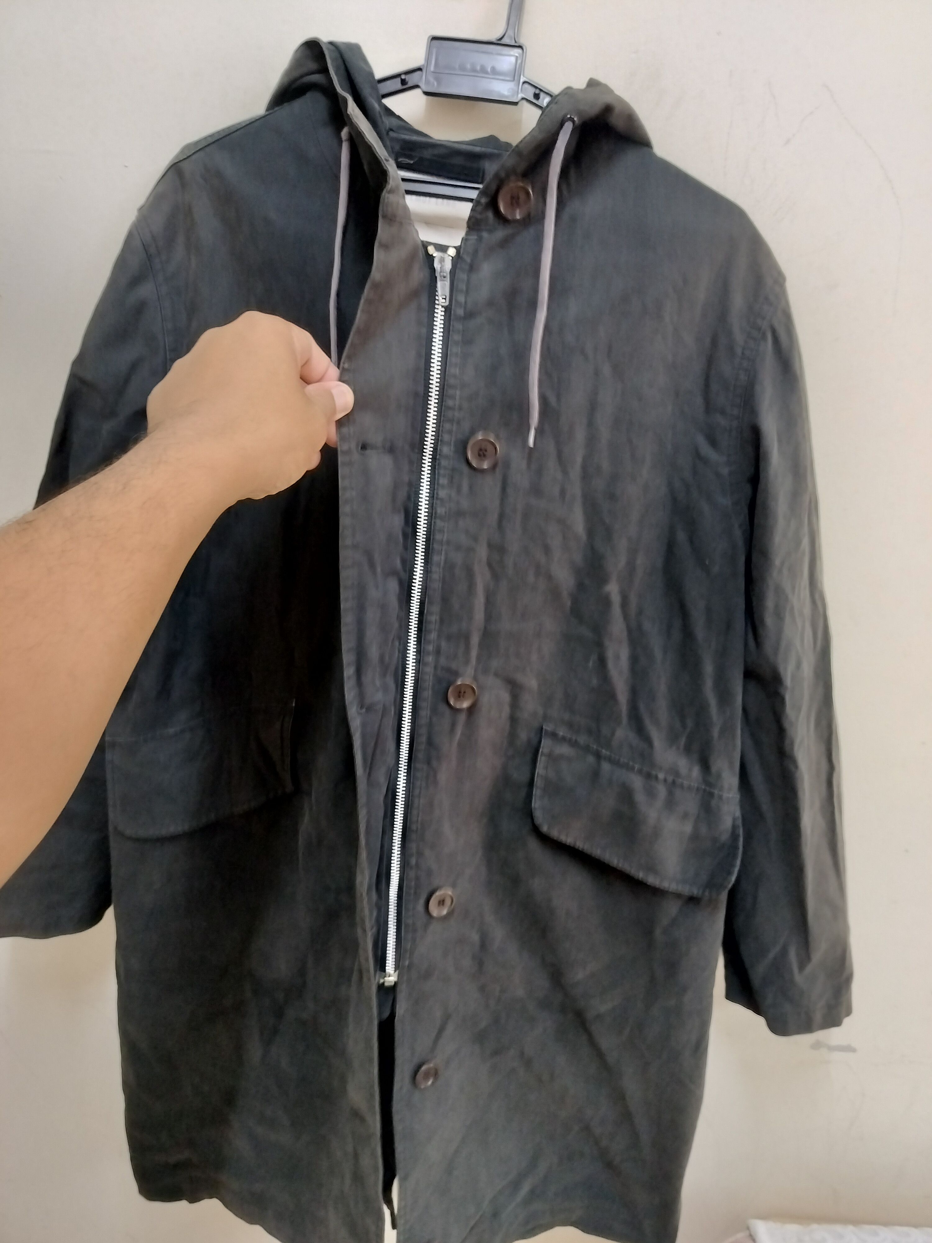 Helmut Lang Helmut Lang distress vintage cotton parkas Size US M / EU 48-50 / 2 - 3 Thumbnail