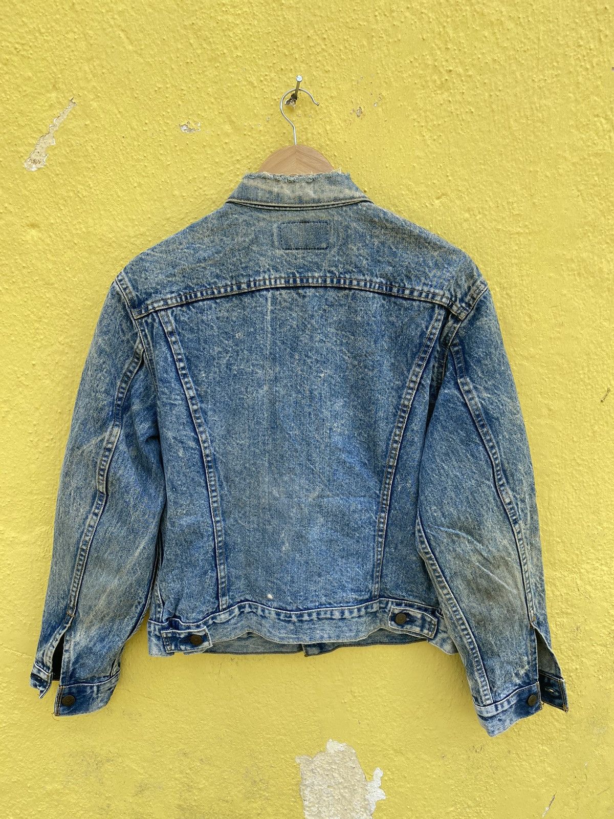Levi's × Vintage Vintage 80s Levis jacket acid wash Size US M / EU 48-50 / 2 - 11 Thumbnail