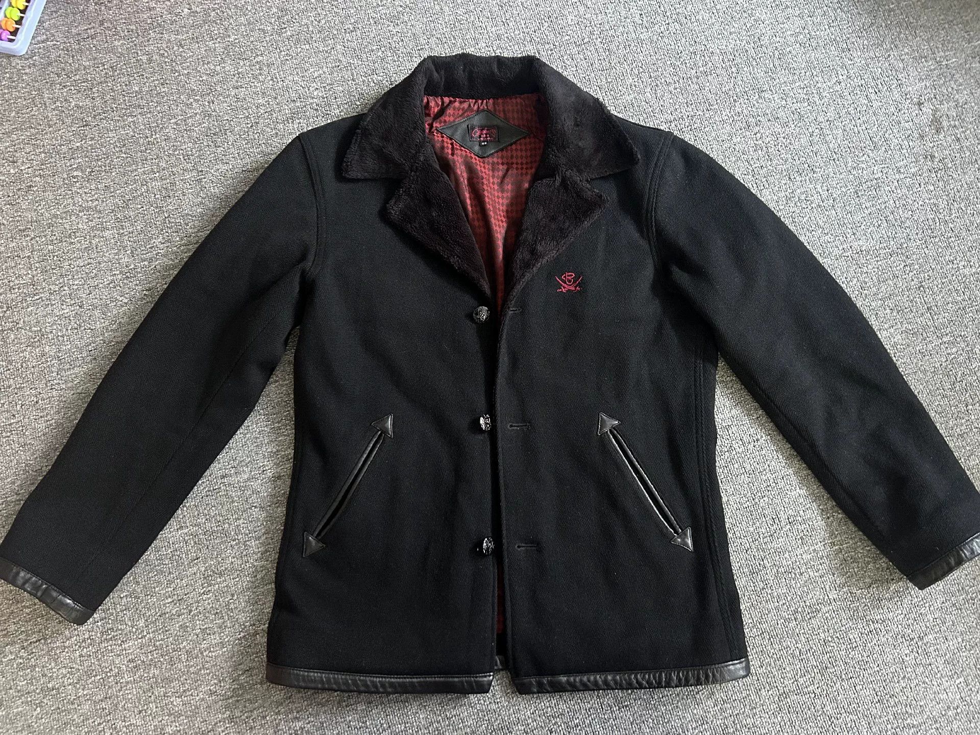 Japanese Brand black wool cashmere blend vintage jacket Size US M / EU 48-50 / 2 - 1 Thumbnail