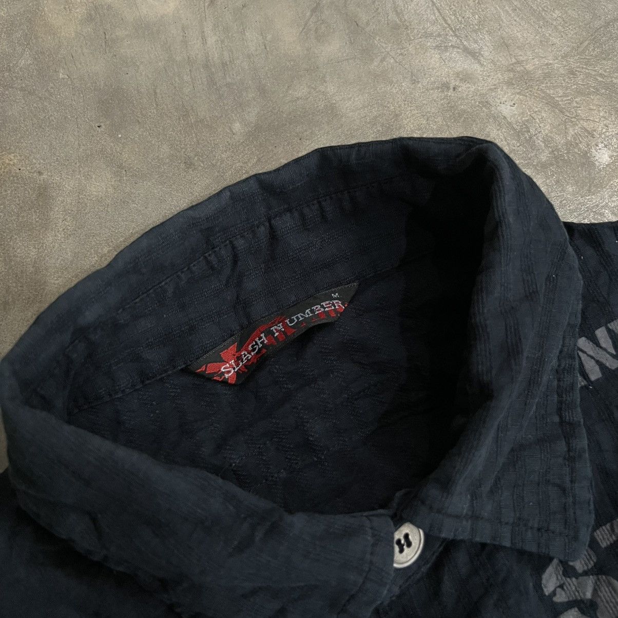 Hysteric Glamour 2000s Slash Number Vkei Style Poem Button up Shirt Size US M / EU 48-50 / 2 - 3 Thumbnail