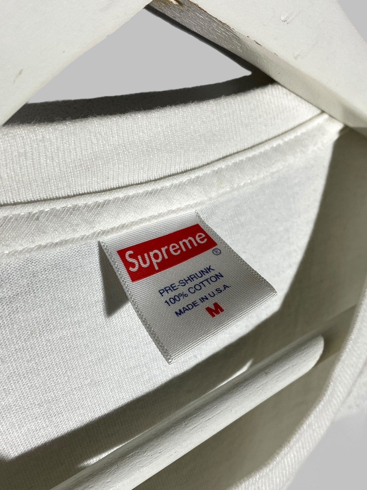Supreme Supreme King of New York Heather White Tee SS19 Chris Walken Size US M / EU 48-50 / 2 - 10 Thumbnail