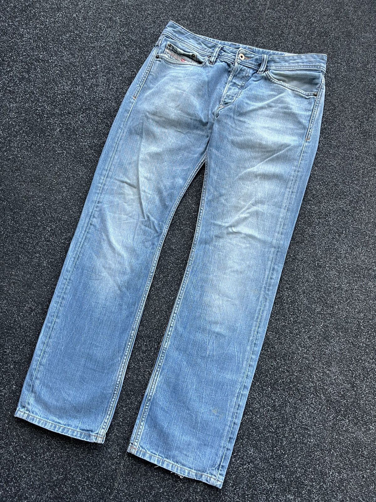Diesel Vintage Y2K Diesel Viker Lighting Blue denim pants Size US 32 / EU 48 - 2 Thumbnail