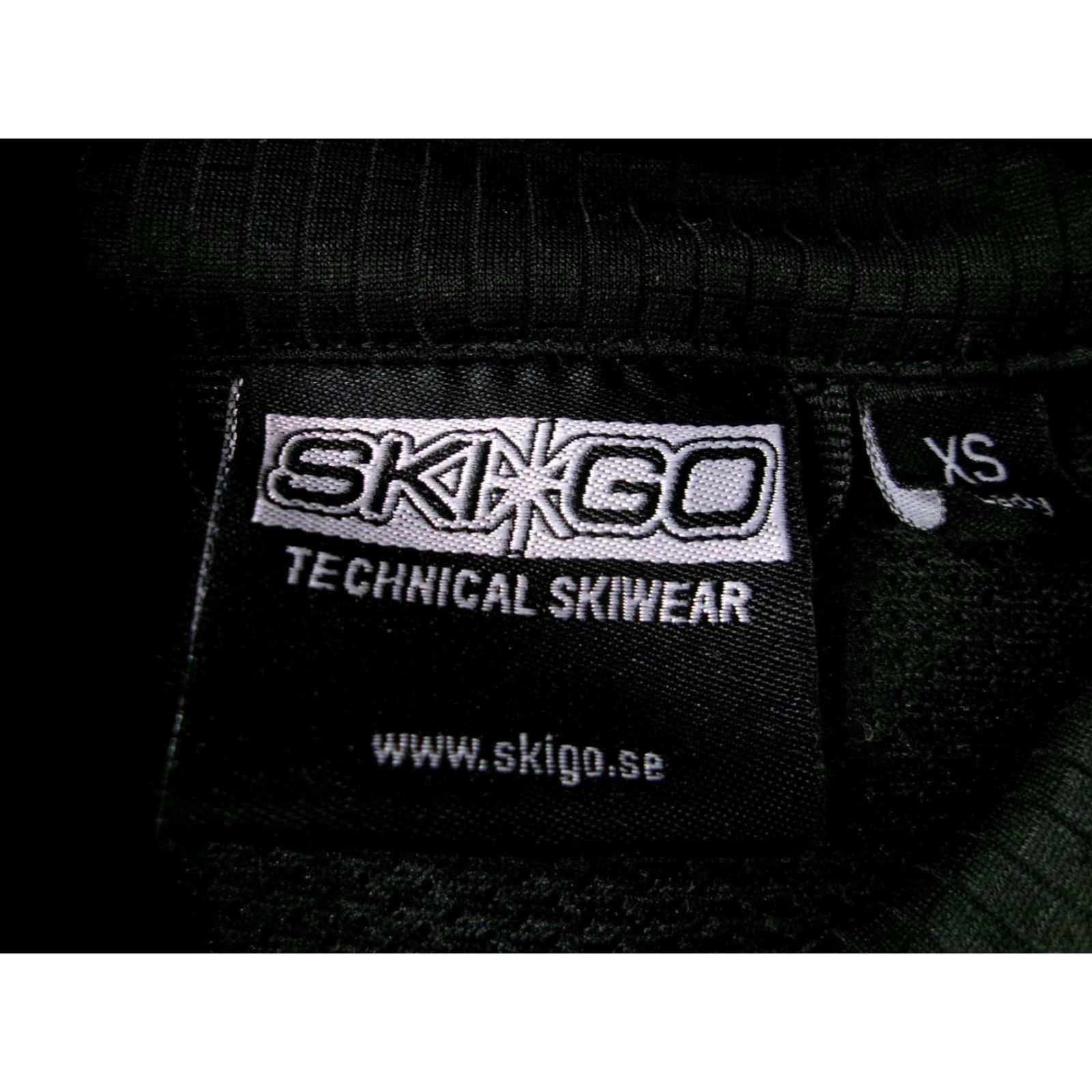 Vintage Skigo Jacket Womens XS Blue Technical Ski Softshell Full Zip Pockets Reflective Elastic Cuffs Adjustable Hem Size XS / US 0-2 / IT 36-38 - 6 Thumbnail