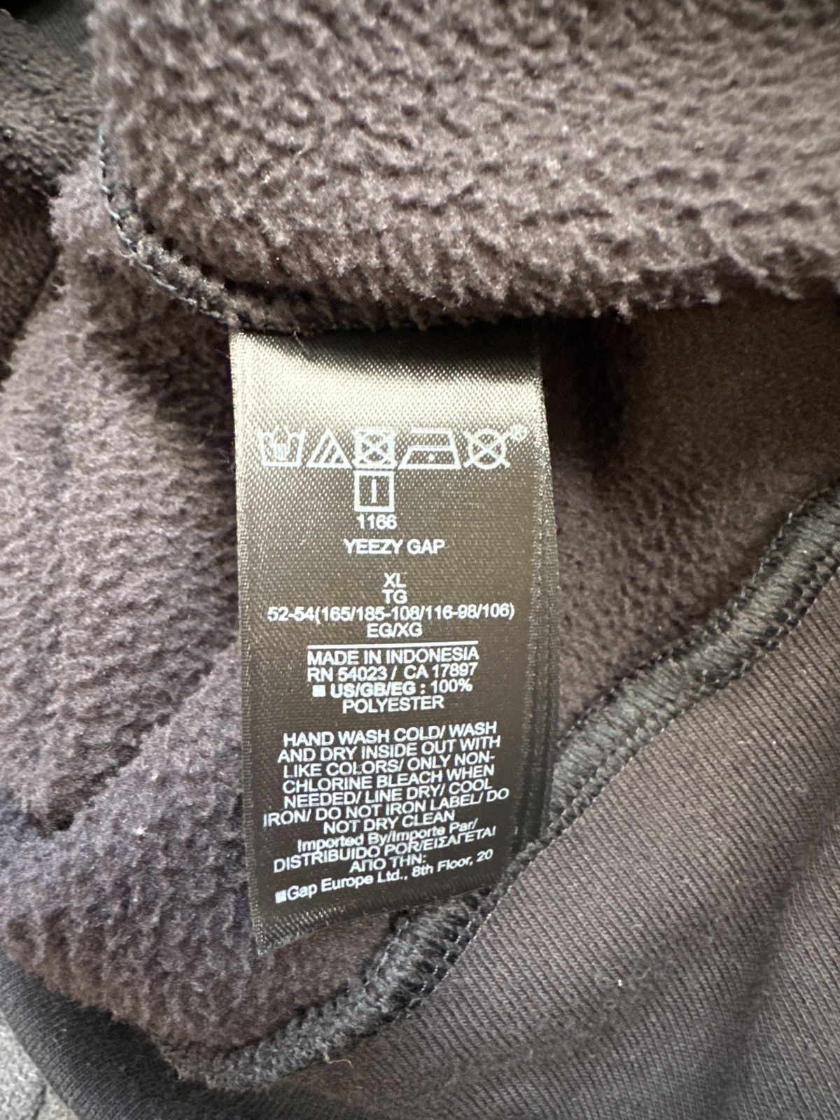 Yeezy Yeezy Polar Fleece Black Hoodie Size US XL / EU 56 / 4 - 4 Thumbnail