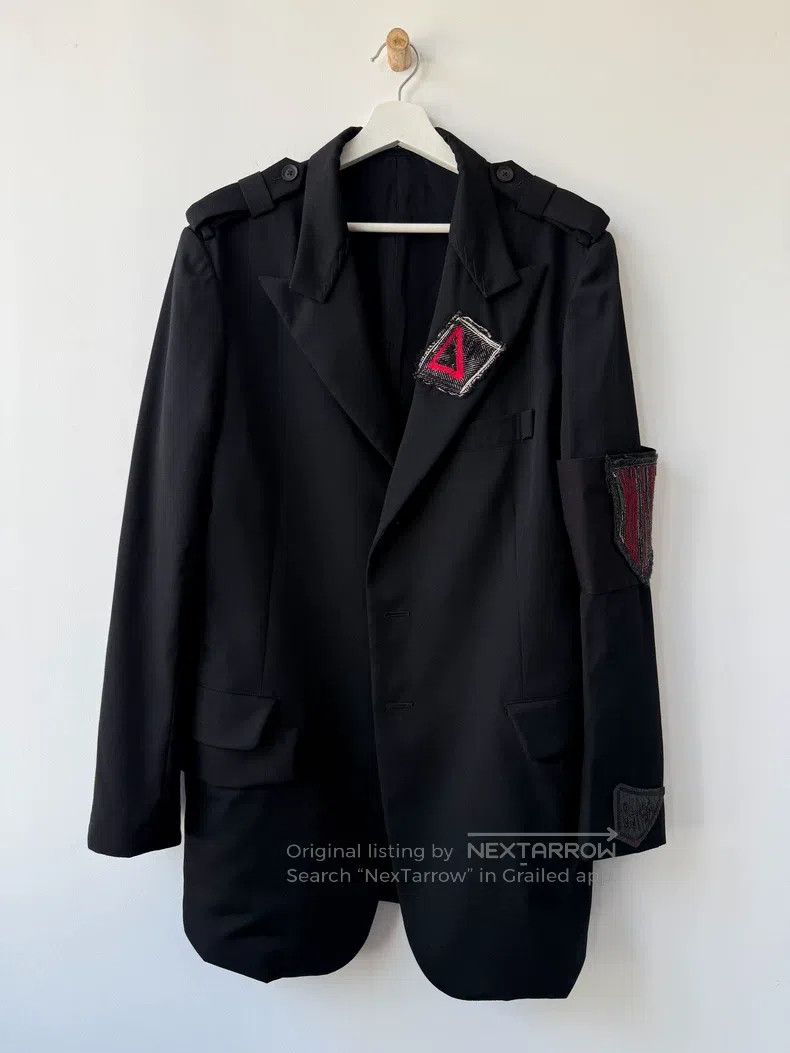 Yohji Yamamoto Yohji Yamamoto 20 AW Mainline Sleeve Band Smoking Suit Jac Size US L / EU 52-54 / 3 - 5 Thumbnail